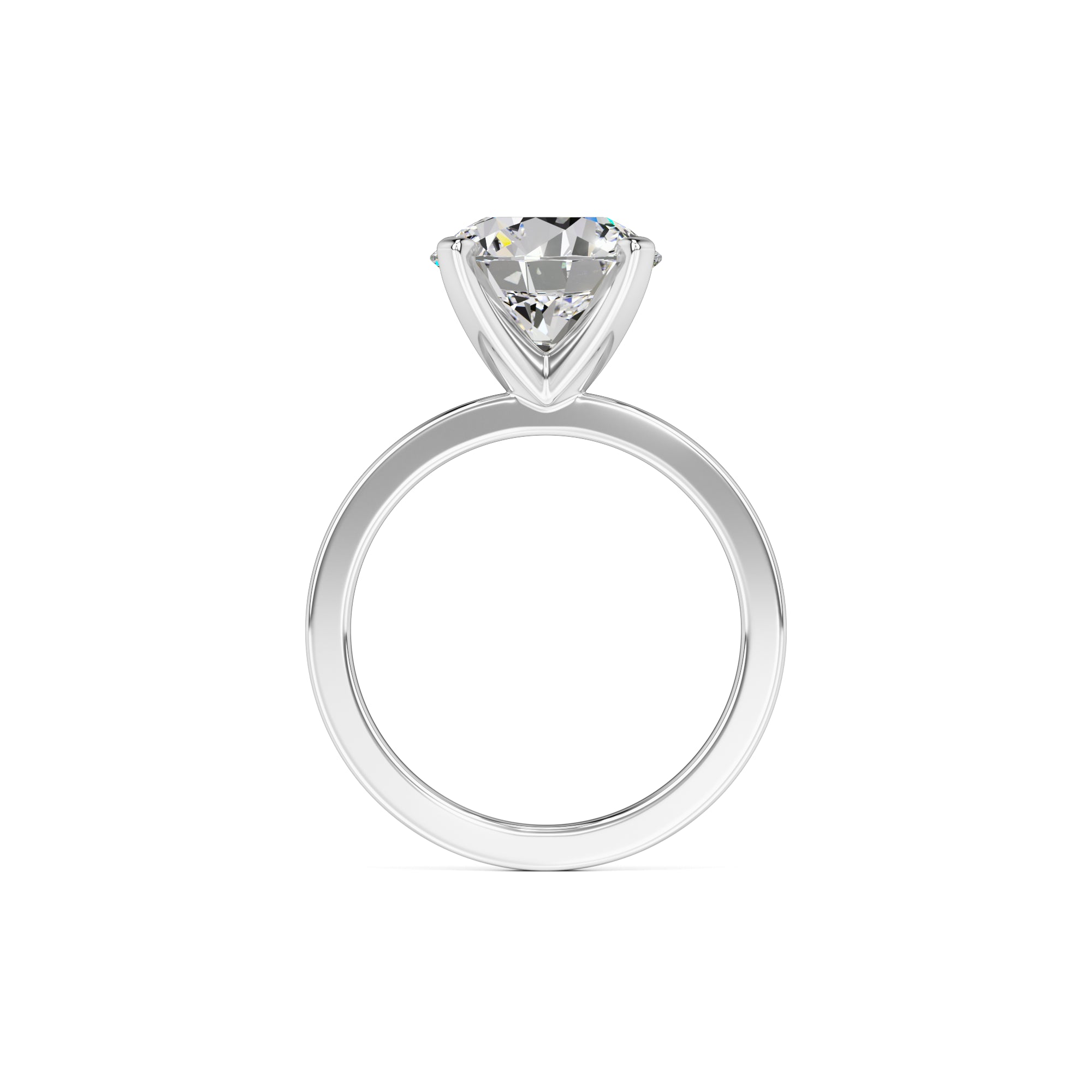 Adele Moissanite Ring | White Gold | 4