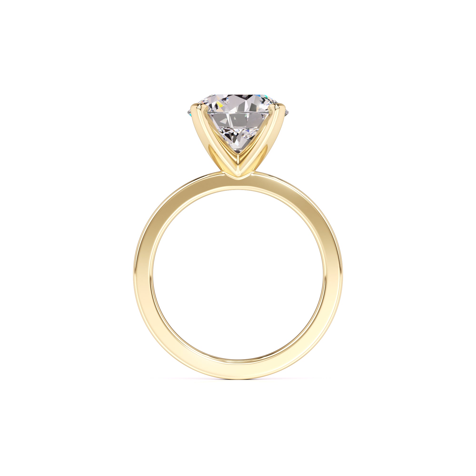 Adele Moissanite Ring | Yellow Gold | 4