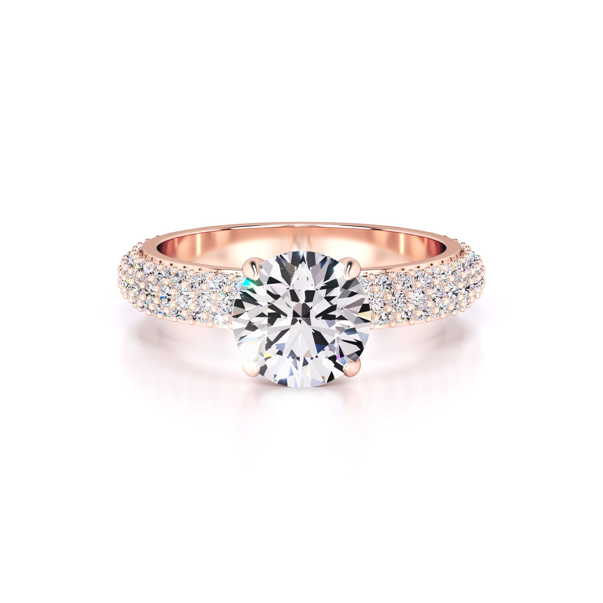 Vespera Lab Grown Diamond Ring | Rose Gold | 1