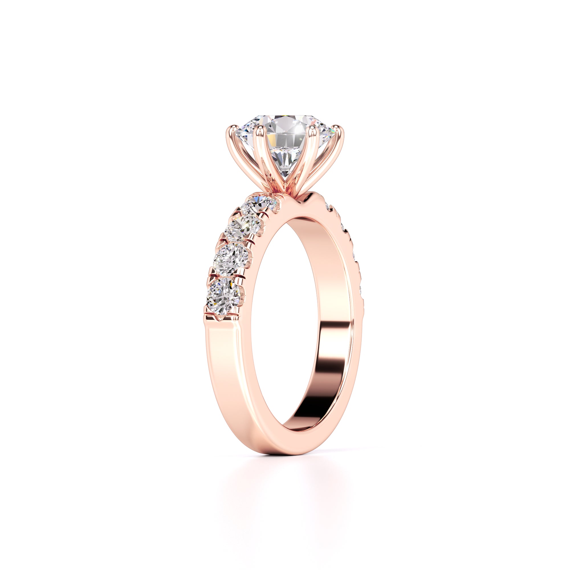 Vespera Lab Grown Diamond Ring | Rose Gold | 3