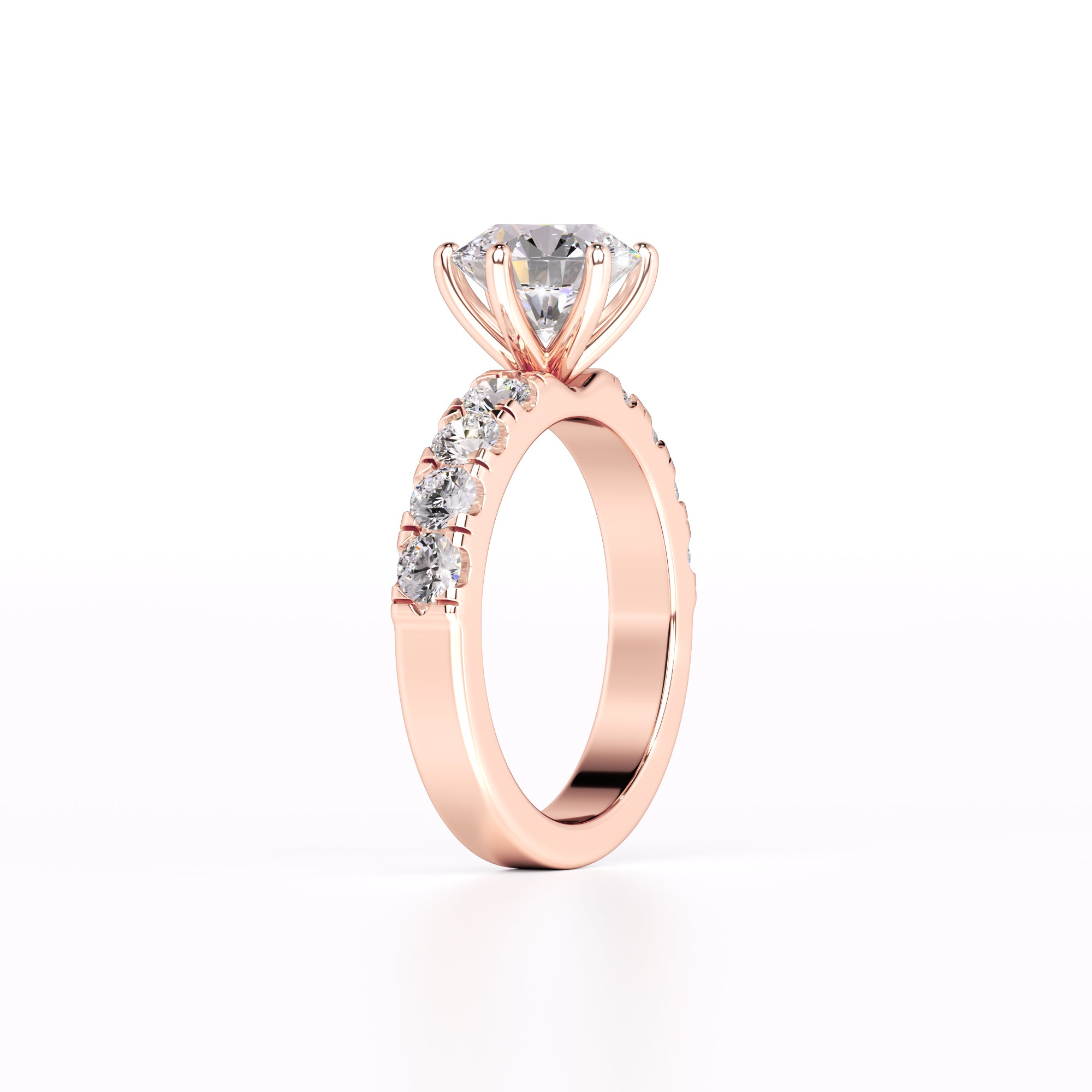 Amelia Lab Grown Diamond Ring | Rose Gold | 3