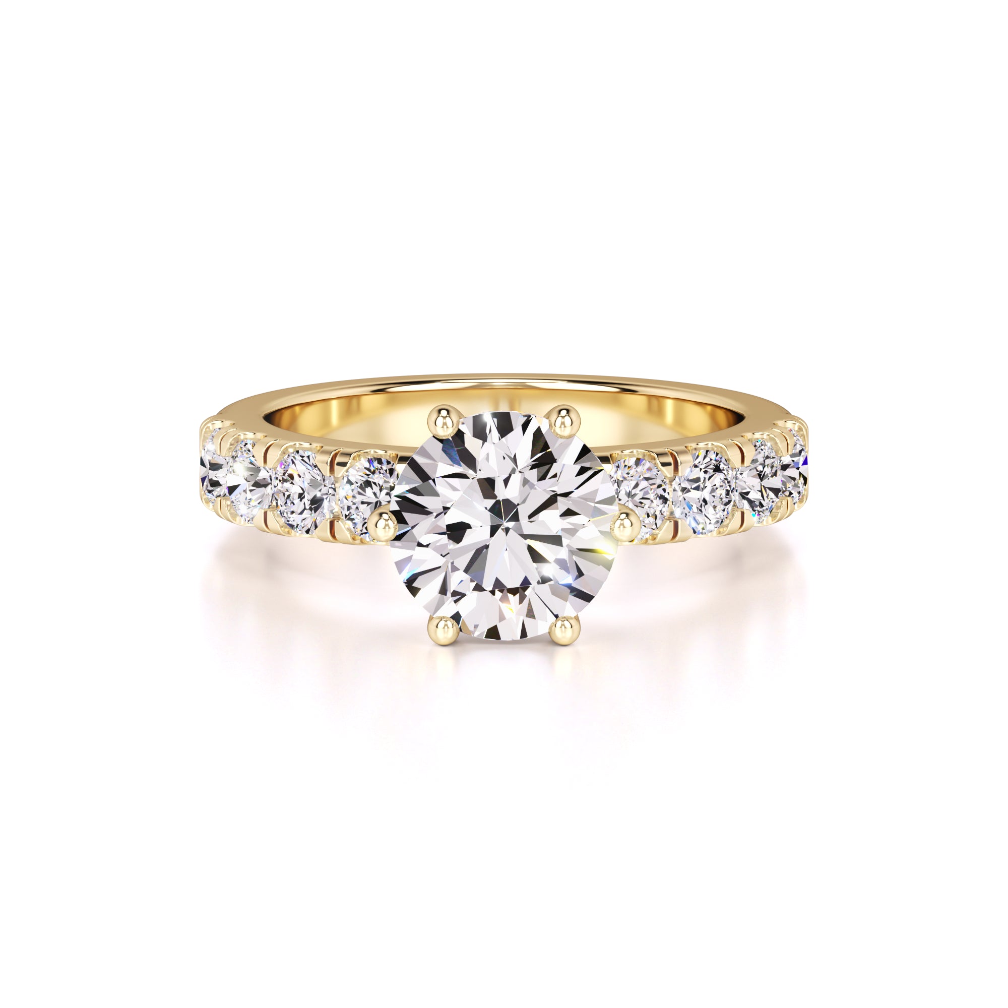 Amelia Lab Grown Diamond Ring | Yellow Gold | 1