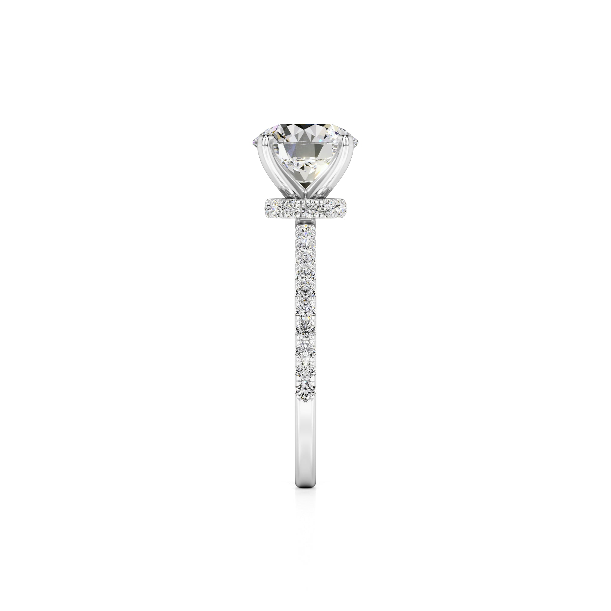 Mia Lab Grown Diamond Ring | White Gold | 4