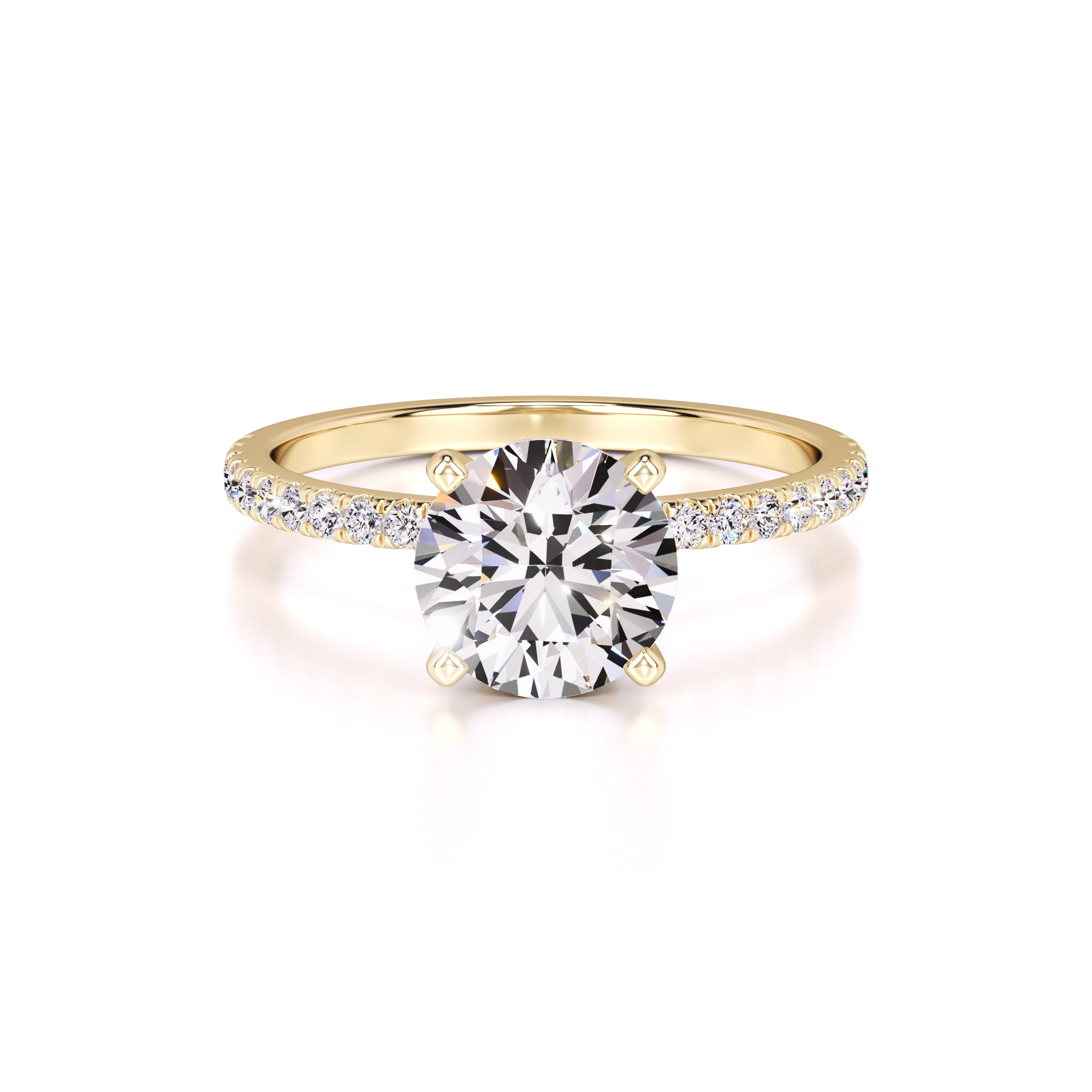 Mia Lab Grown Diamond Ring | Yellow Gold | 1
