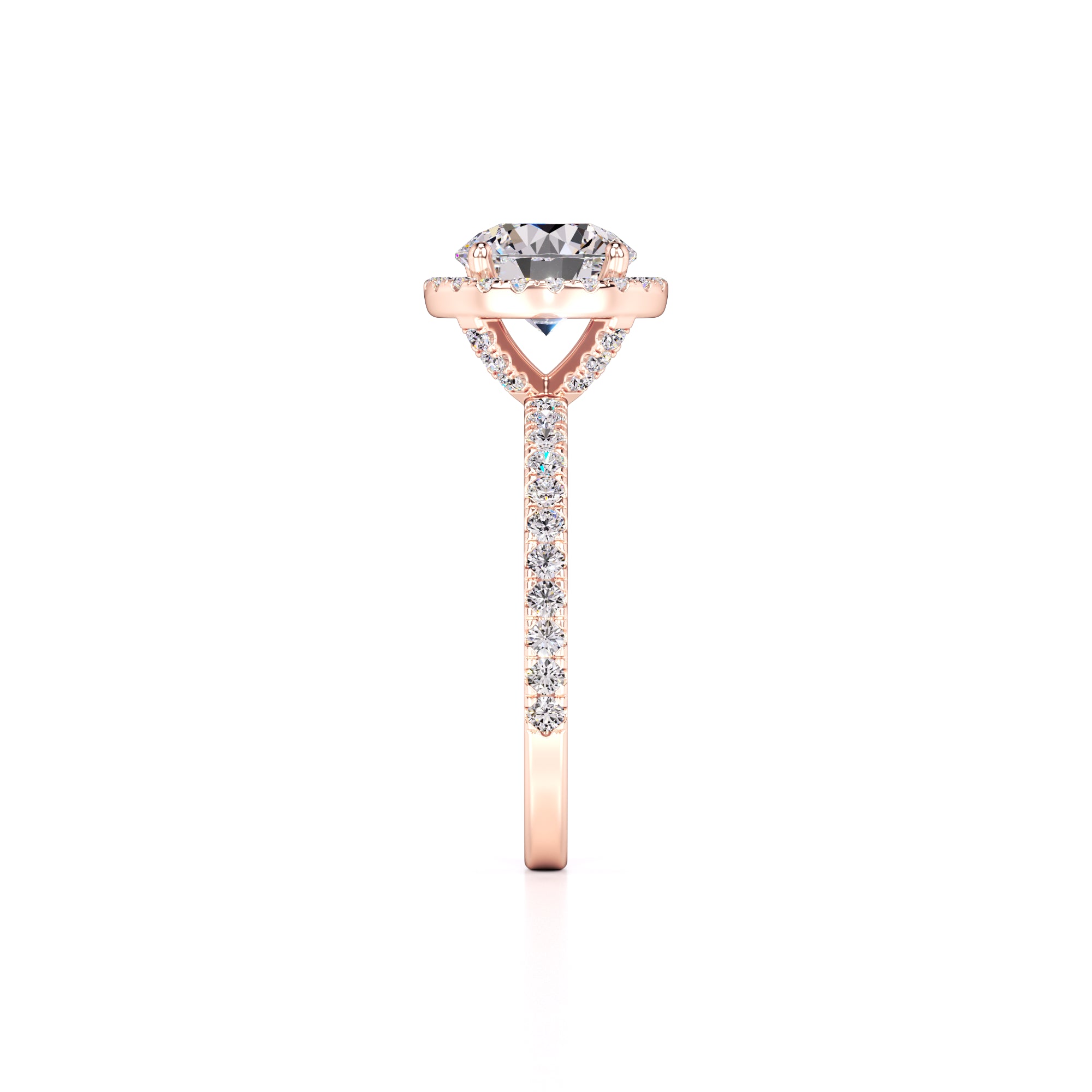 Sofia Lab Grown Diamond Ring | Rose Gold | 4