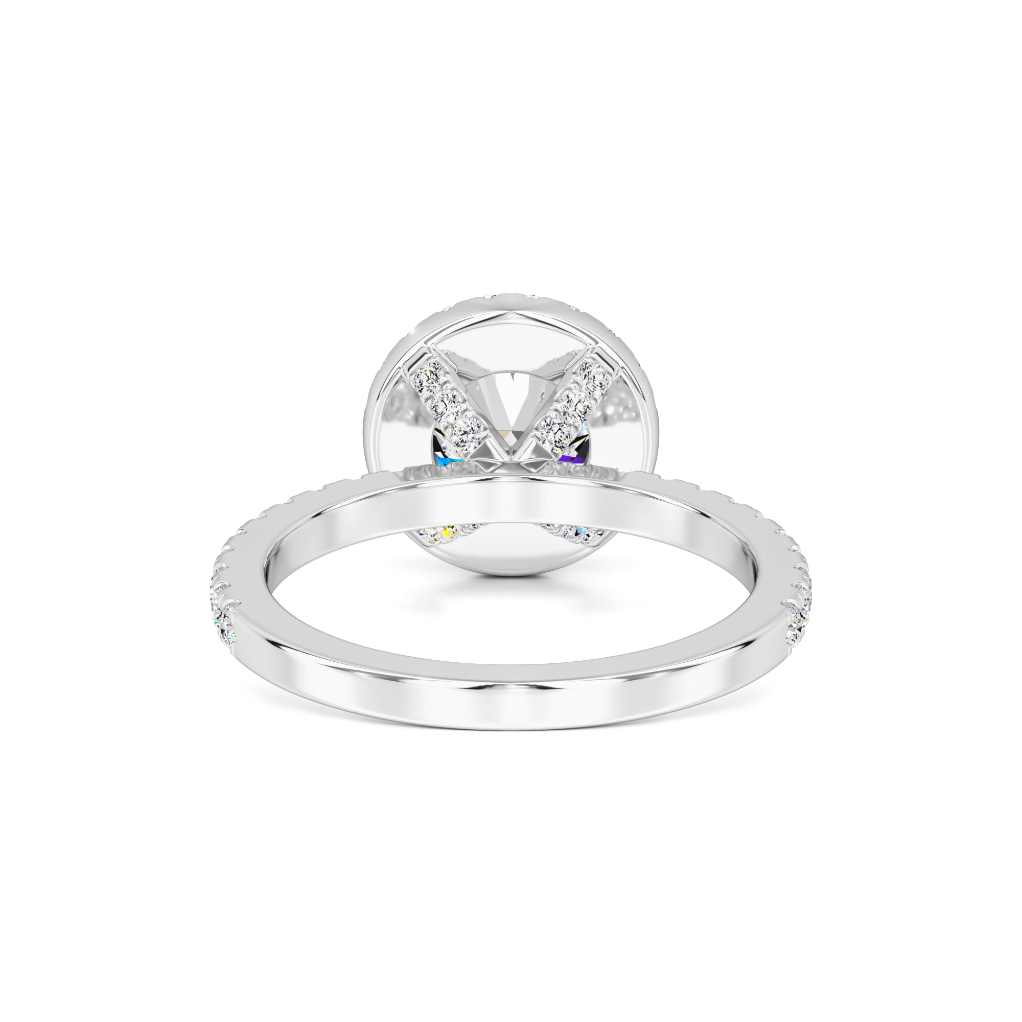 Sofia Moissanite & Lab Grown Diamond Ring | White Gold | 3