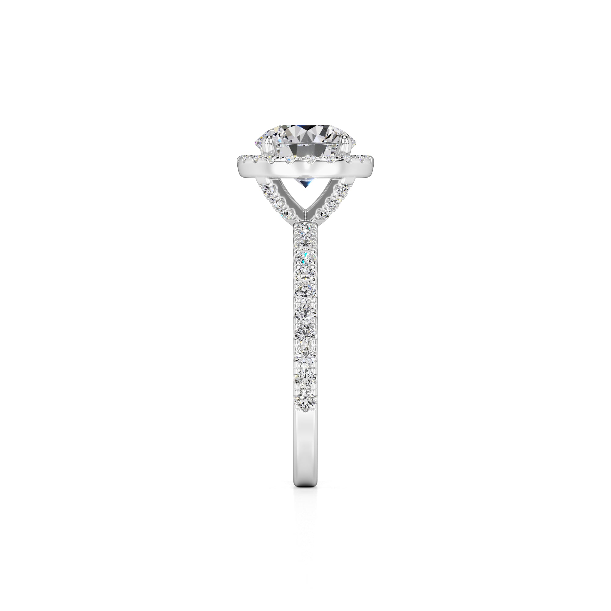 Sofia Lab Grown Diamond Ring | White Gold | 4