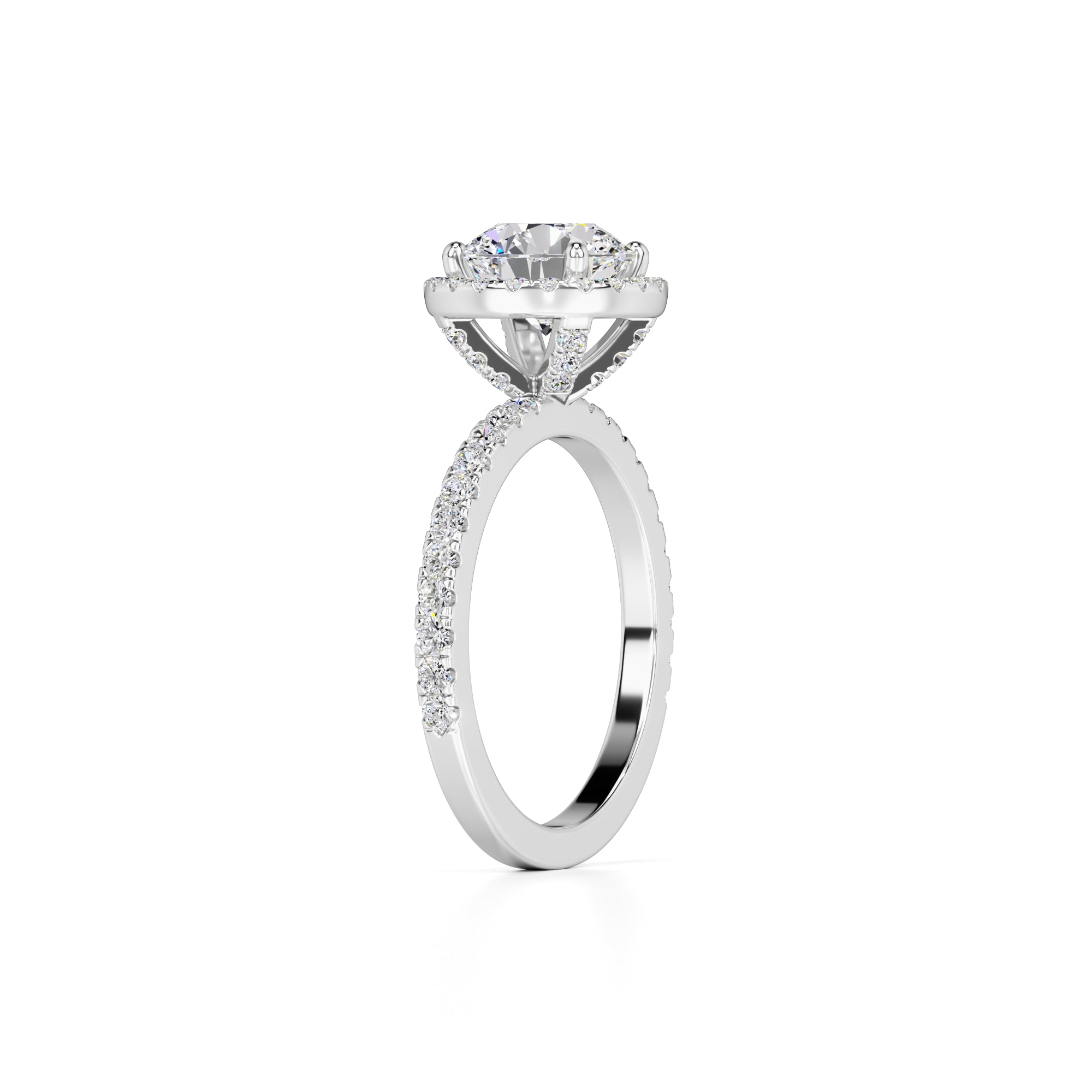Sofia Lab Grown Diamond Ring | White Gold | 3