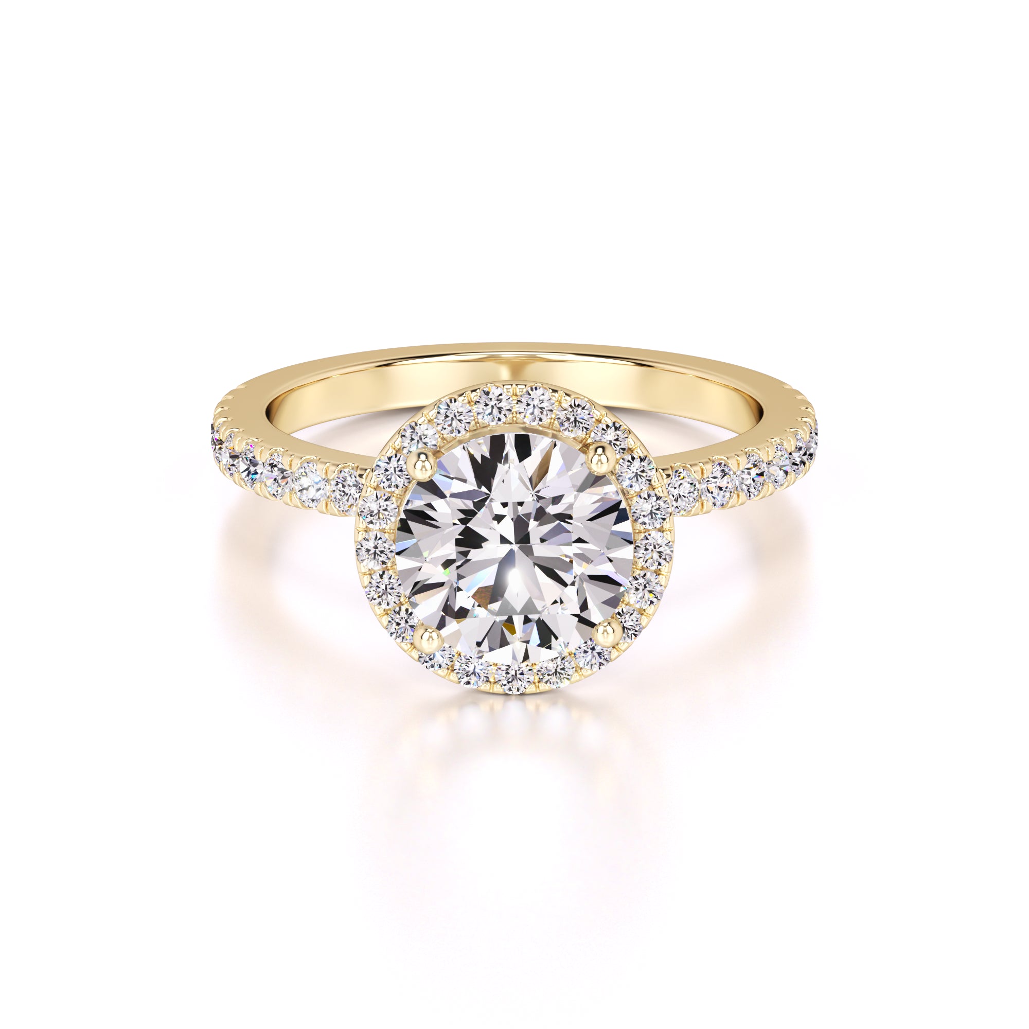 Sofia Lab Grown Diamond Ring | Yellow Gold | 1