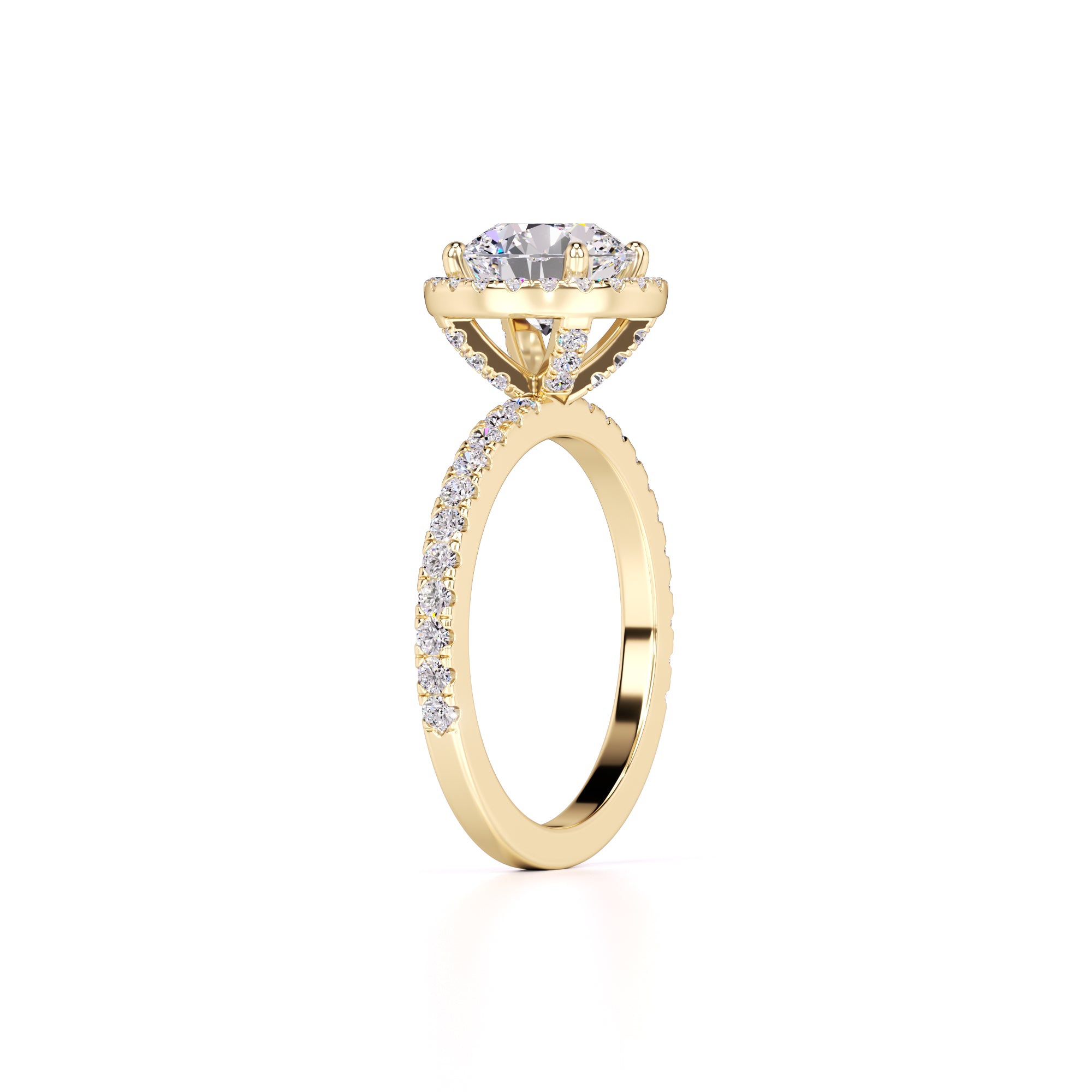 Sofia Lab Grown Diamond Ring | Yellow Gold | 3