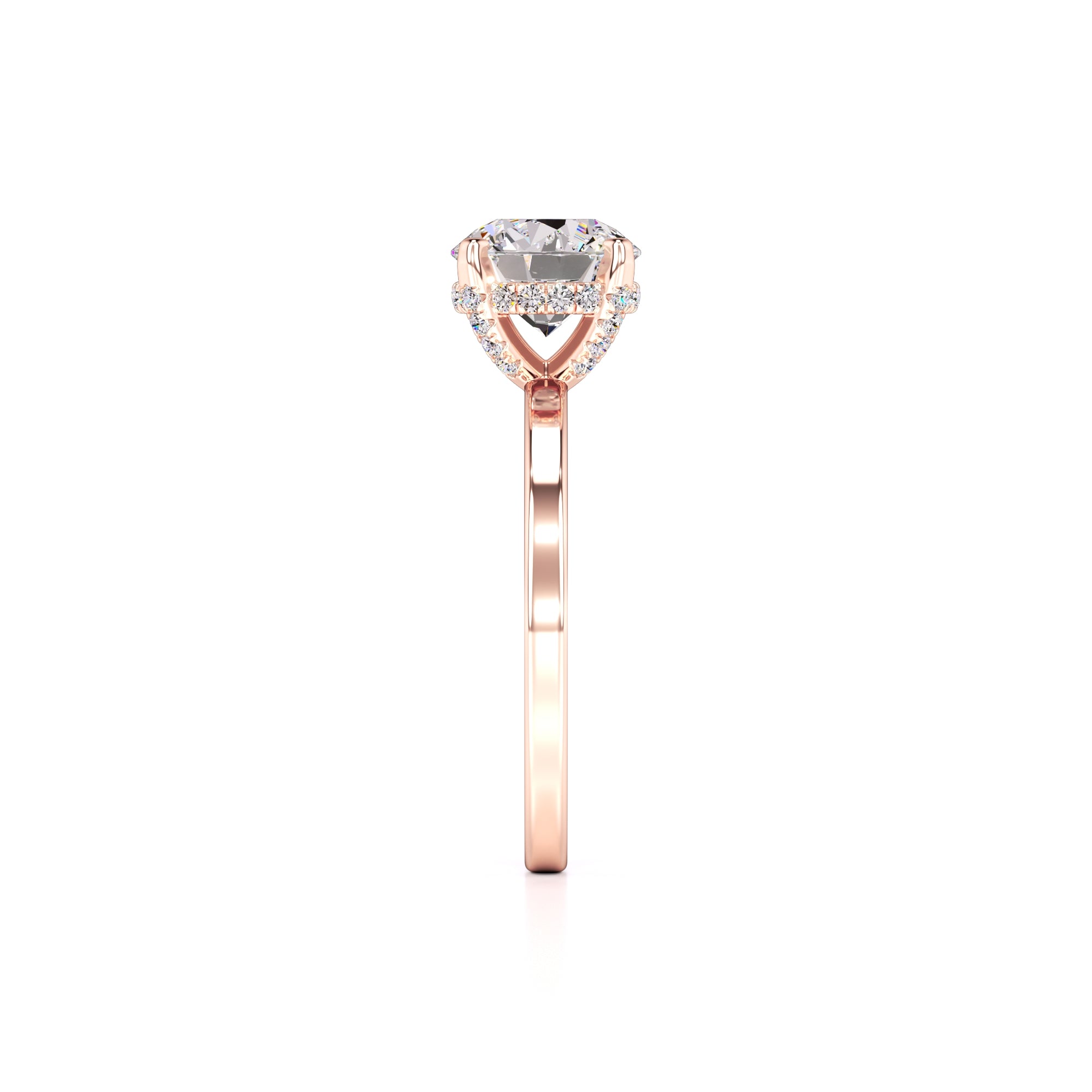 Cate Lab Grown Diamond Ring | Rose Gold | 4