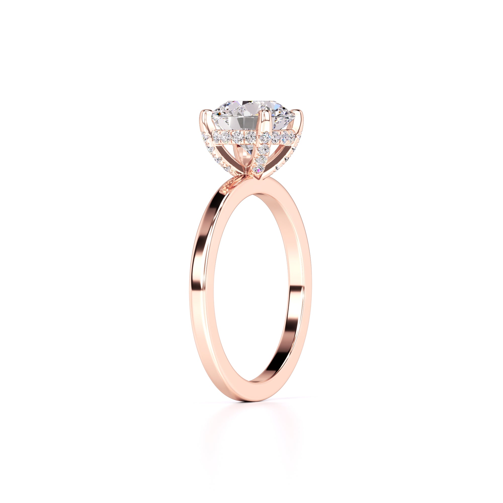 Cate Lab Grown Diamond Ring | Rose Gold | 3