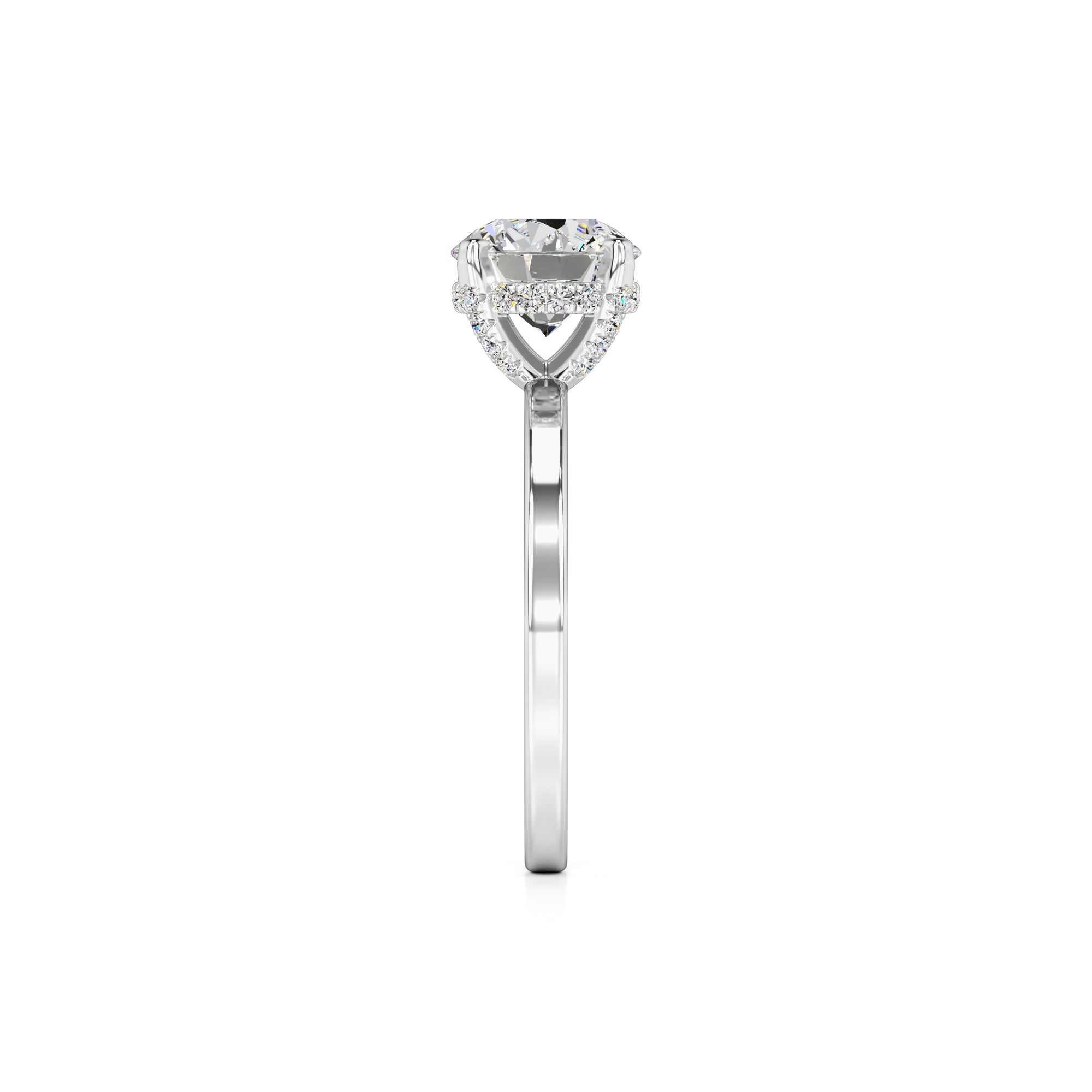 Cate Lab Grown Diamond Ring | White Gold | 4