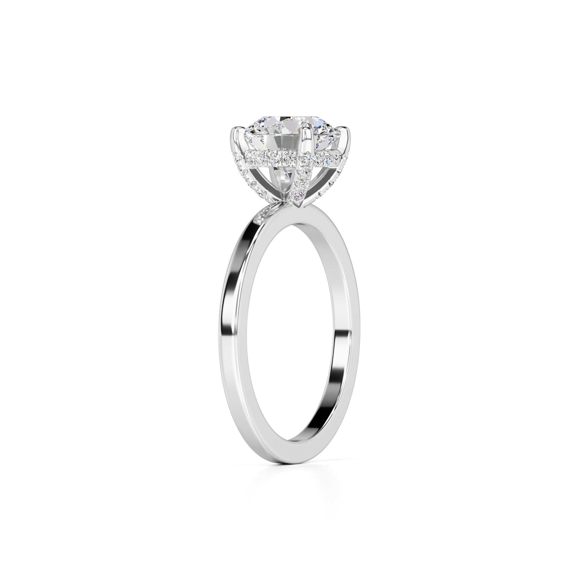 Cate Lab Grown Diamond Ring | White Gold | 3