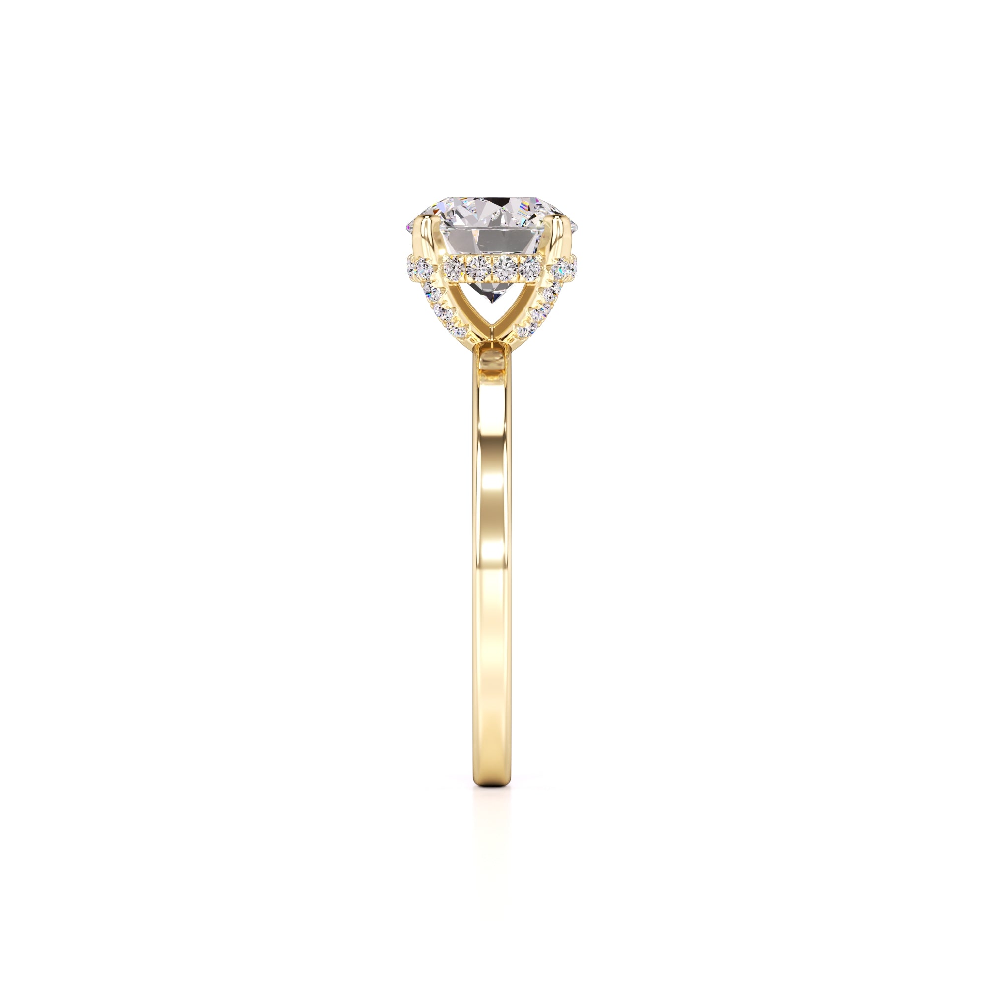 Cate Lab Grown Diamond Ring | Yellow Gold | 4