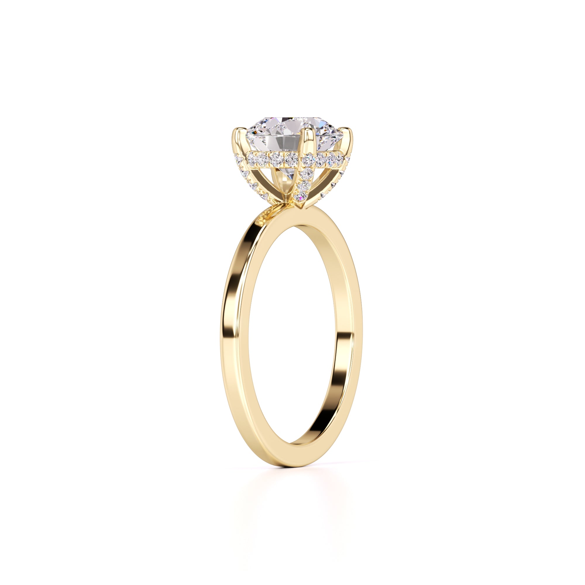 Cate Lab Grown Diamond Ring | Yellow Gold | 3