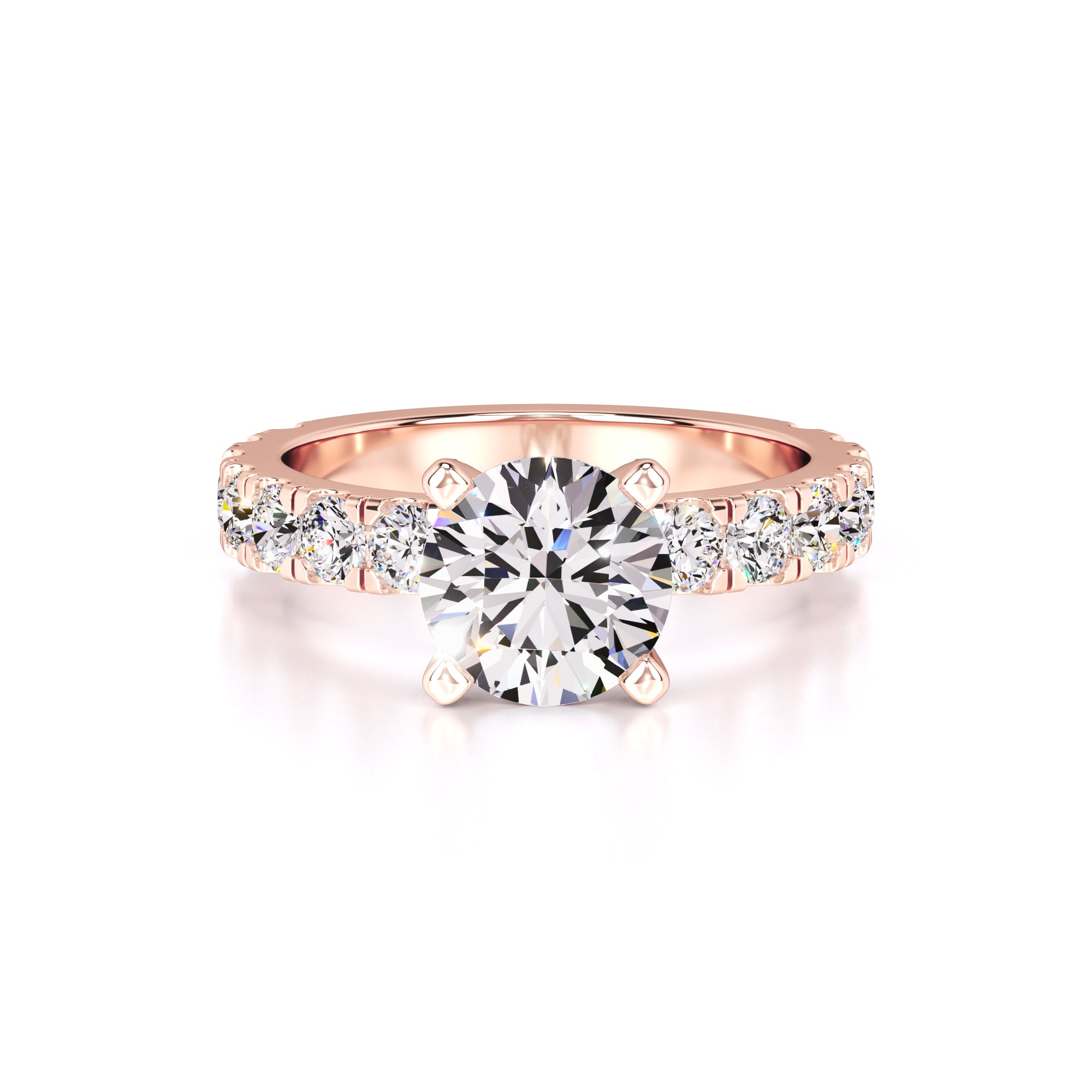 Cindy Lab Grown Diamond Ring | Rose Gold | 1