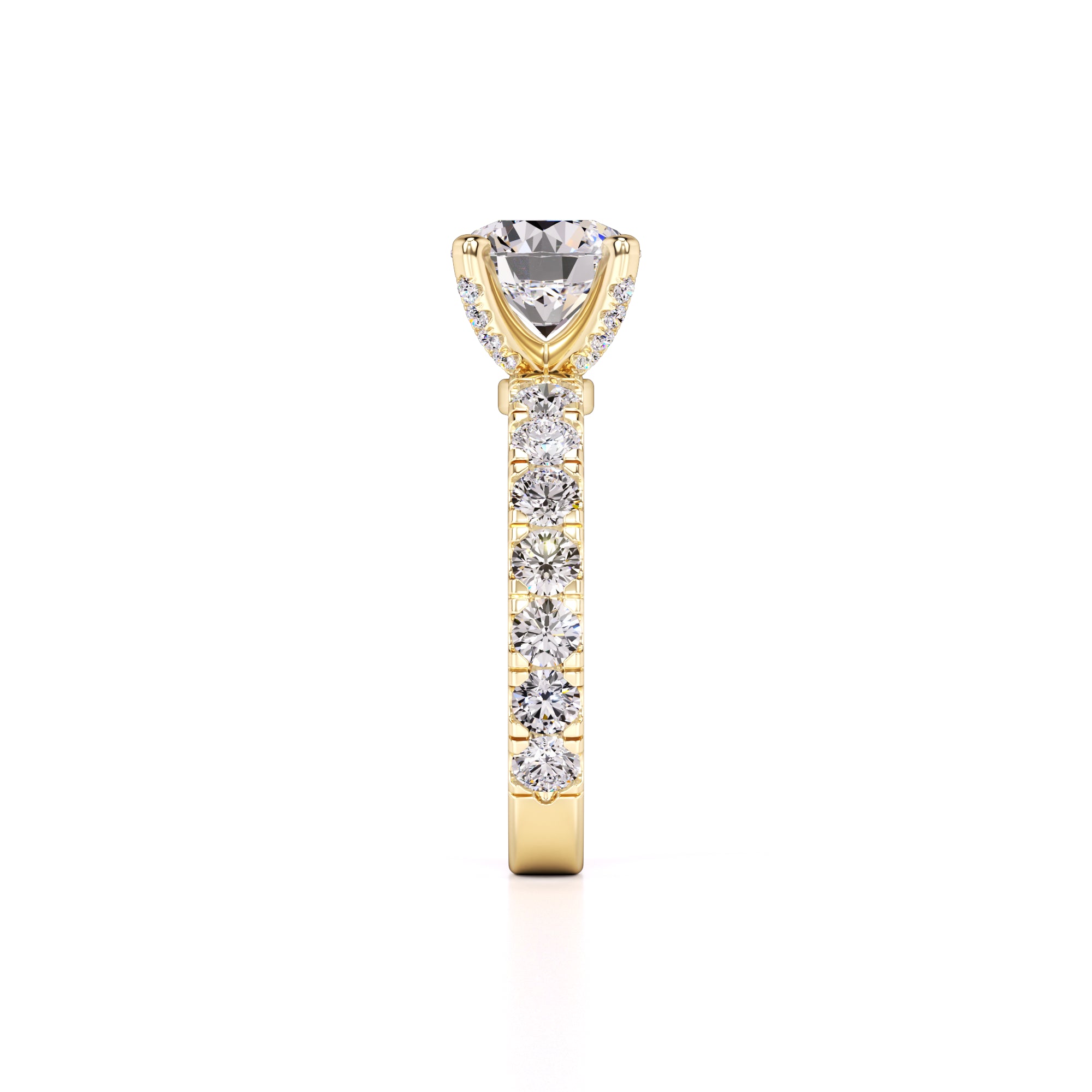 Cindy Lab Grown Diamond Ring | Yellow Gold | 4