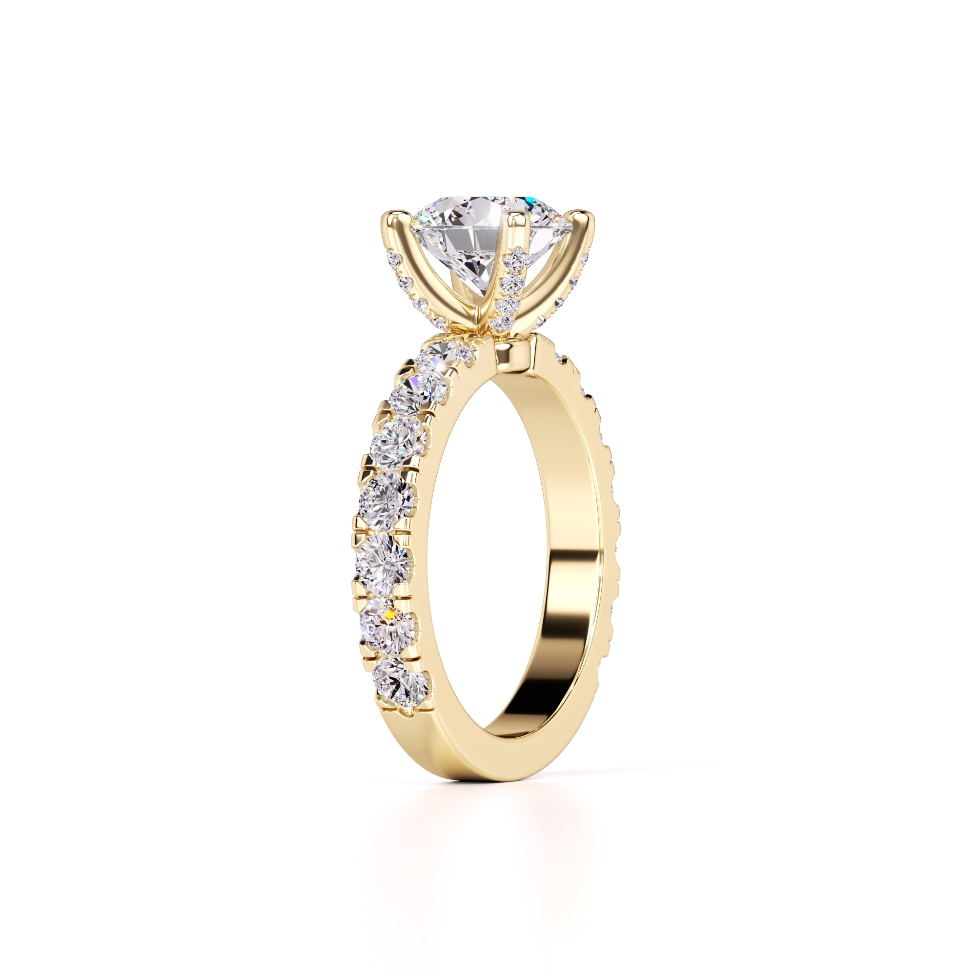 Cindy Lab Grown Diamond Ring | Yellow Gold | 3