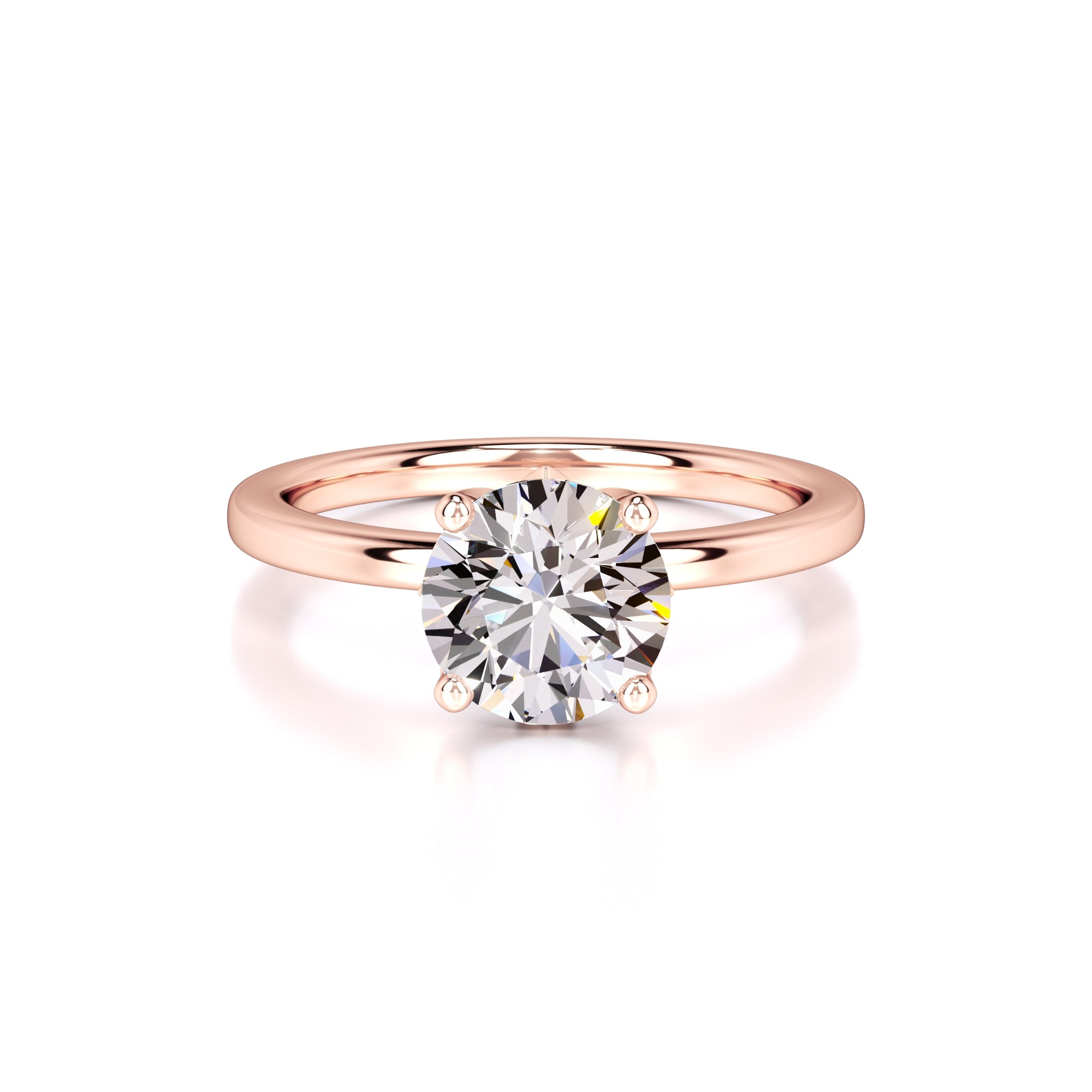 Briana Lab Grown Diamond Ring | Rose Gold | 1