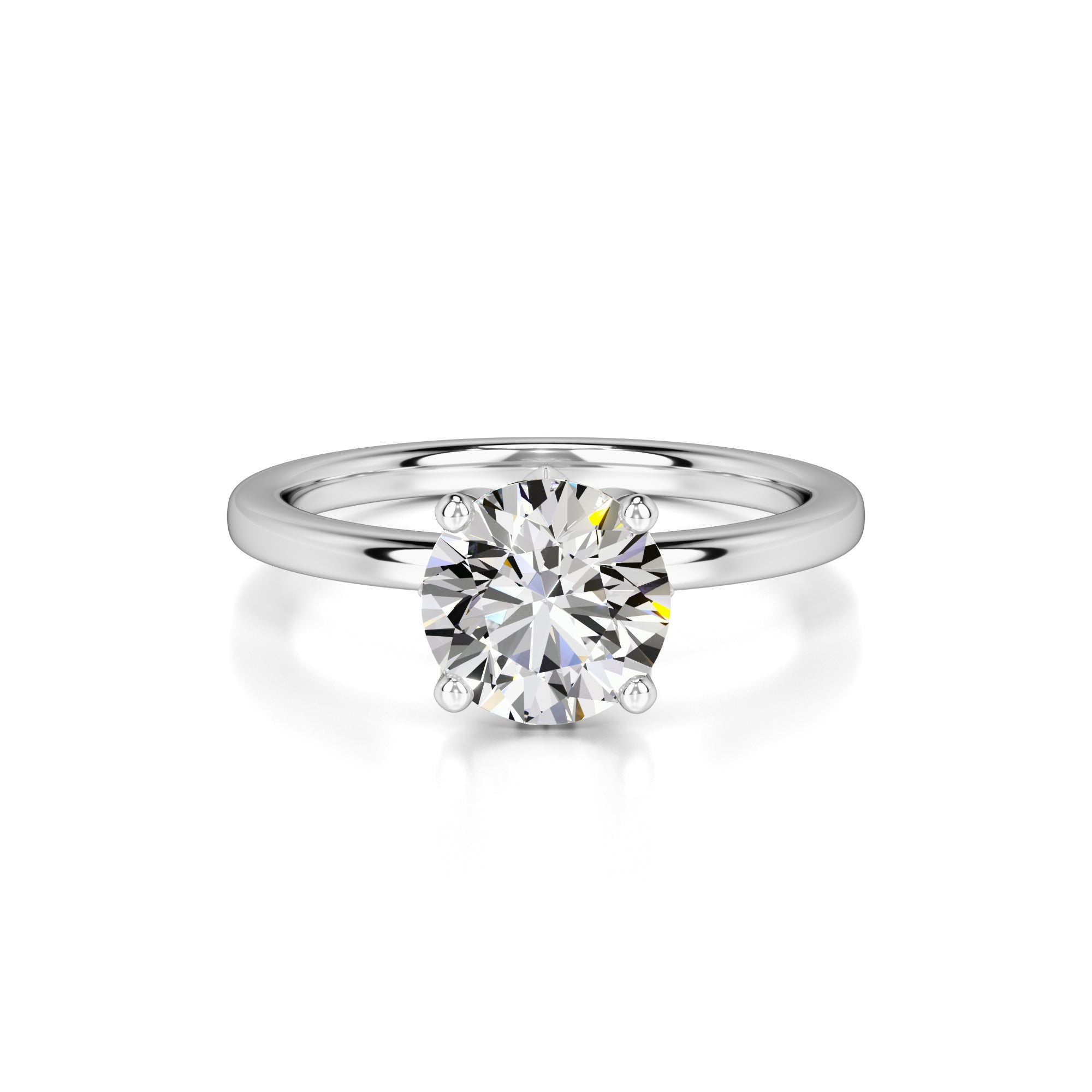 Briana Lab Grown Diamond Ring | White Gold | 1