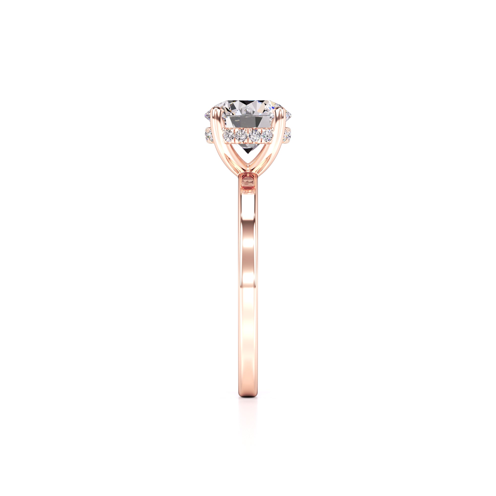 Avery Lab Grown Diamond Ring | Rose Gold | 4