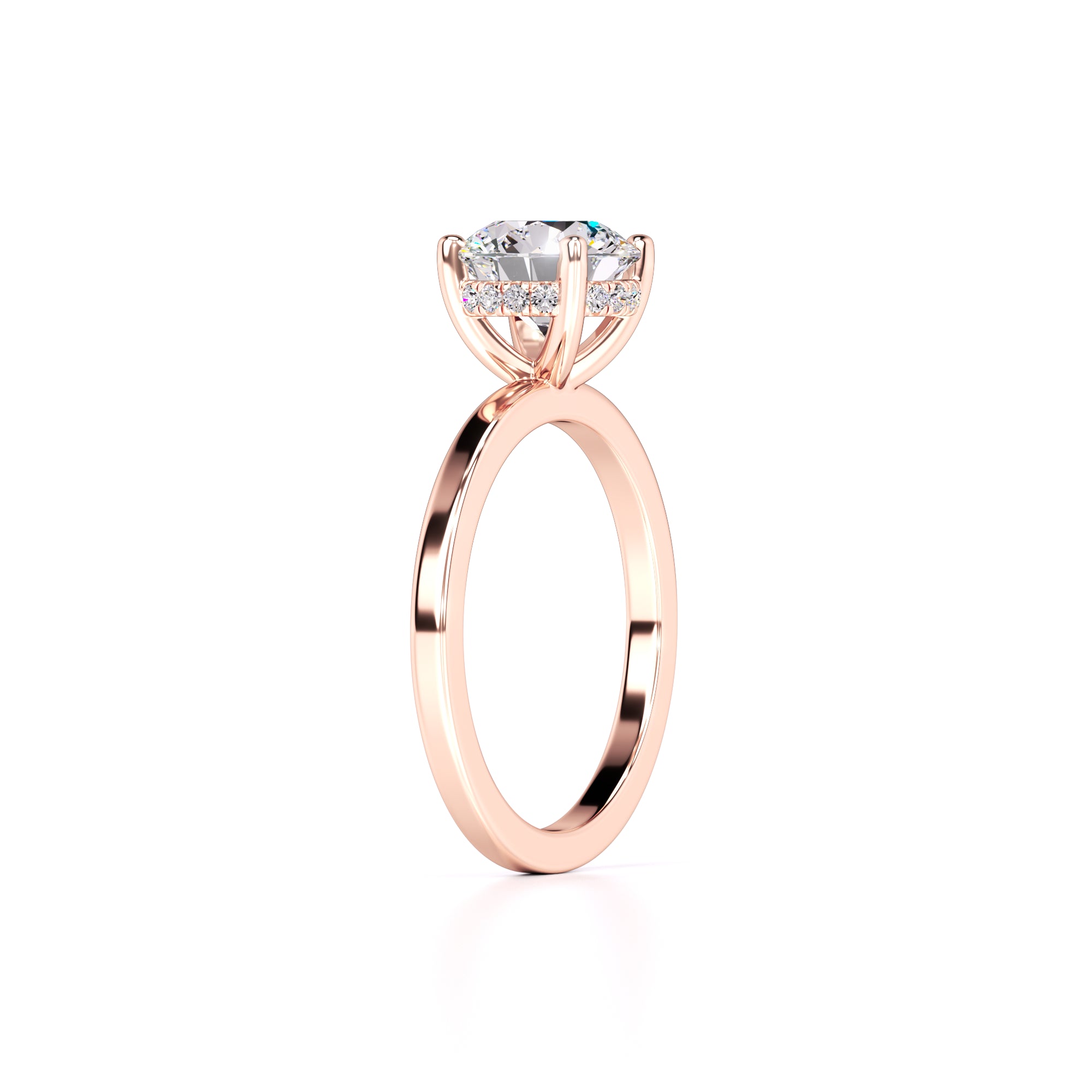 Avery Lab Grown Diamond Ring | Rose Gold | 3