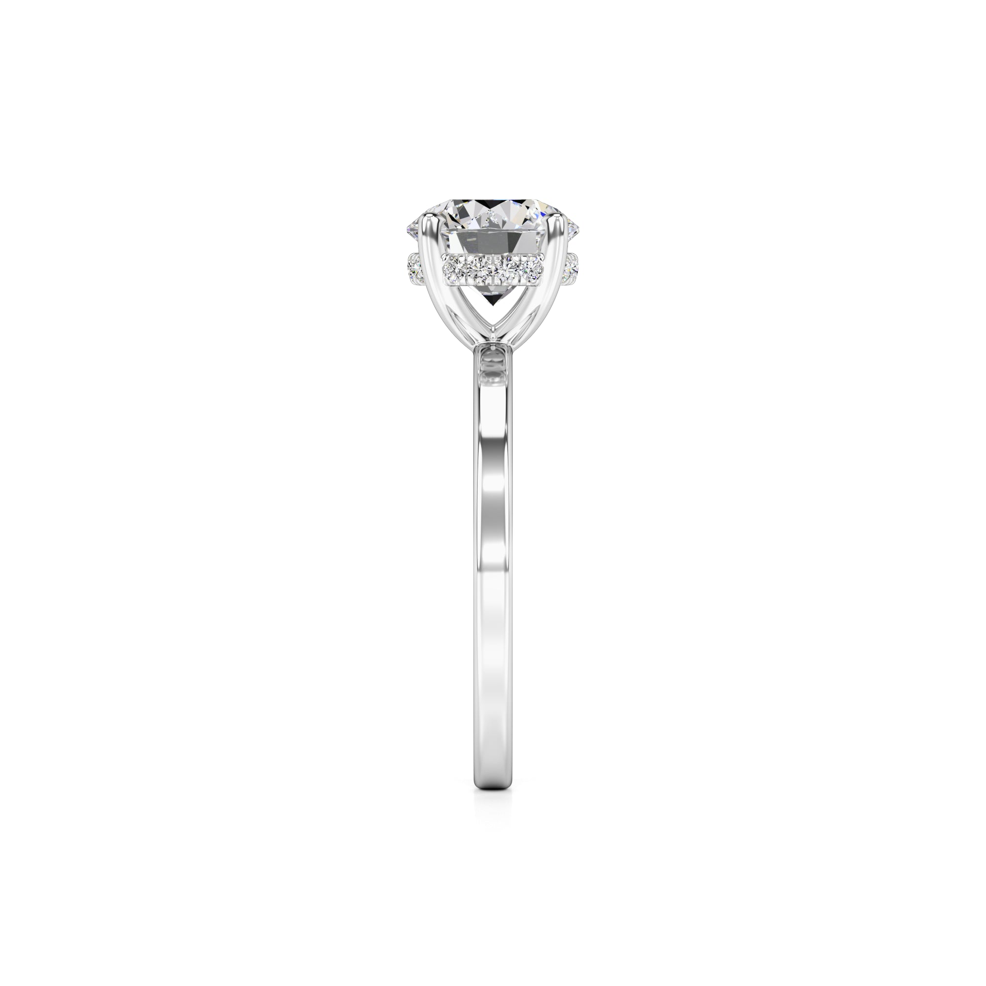 Avery Lab Grown Diamond Ring | White Gold | 4