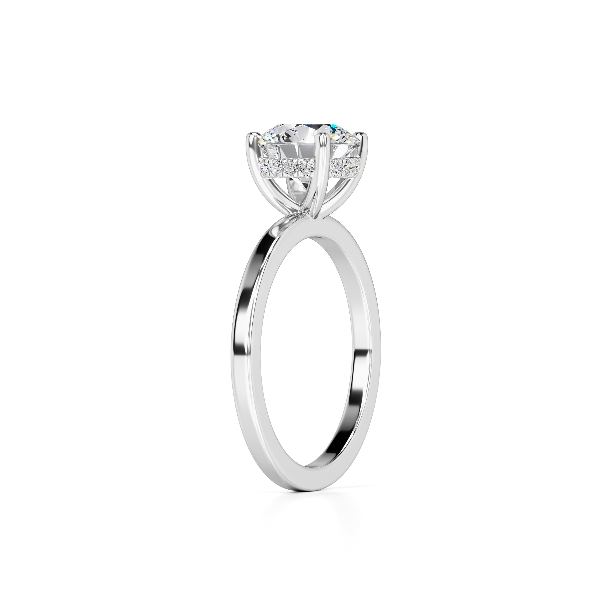 Avery Lab Grown Diamond Ring | White Gold | 3