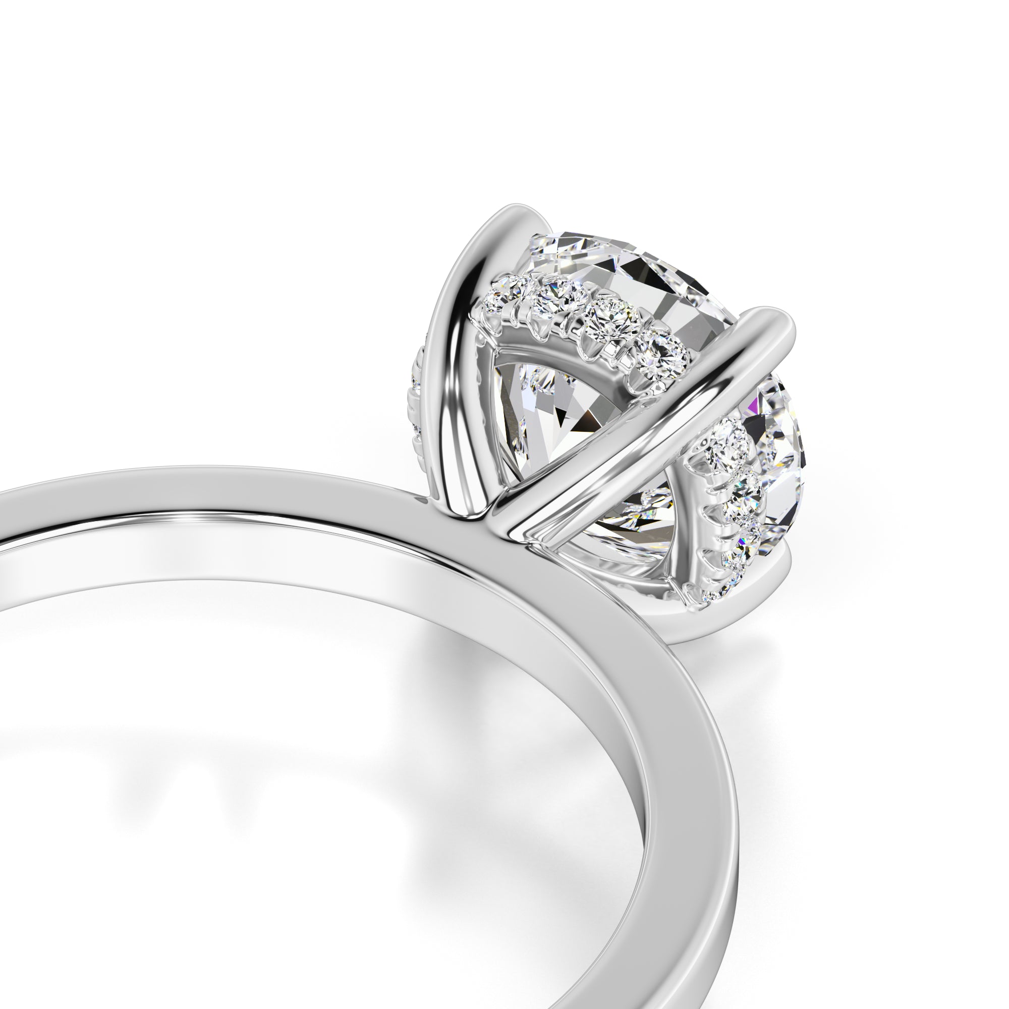 Avery Lab Grown Diamond Ring | White Gold | 2