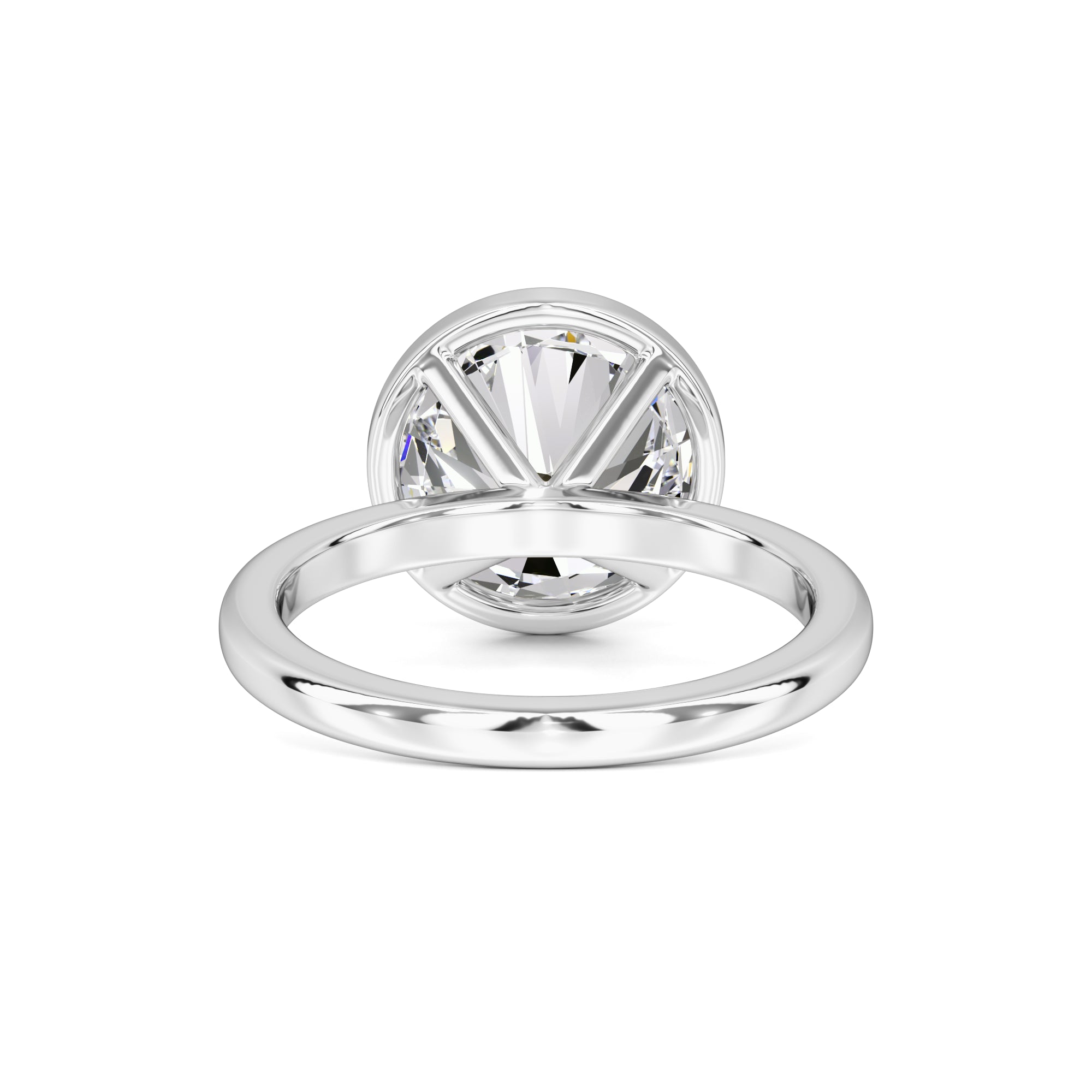 Alana Moissanite & Lab Grown Diamond Ring | White Gold | 3