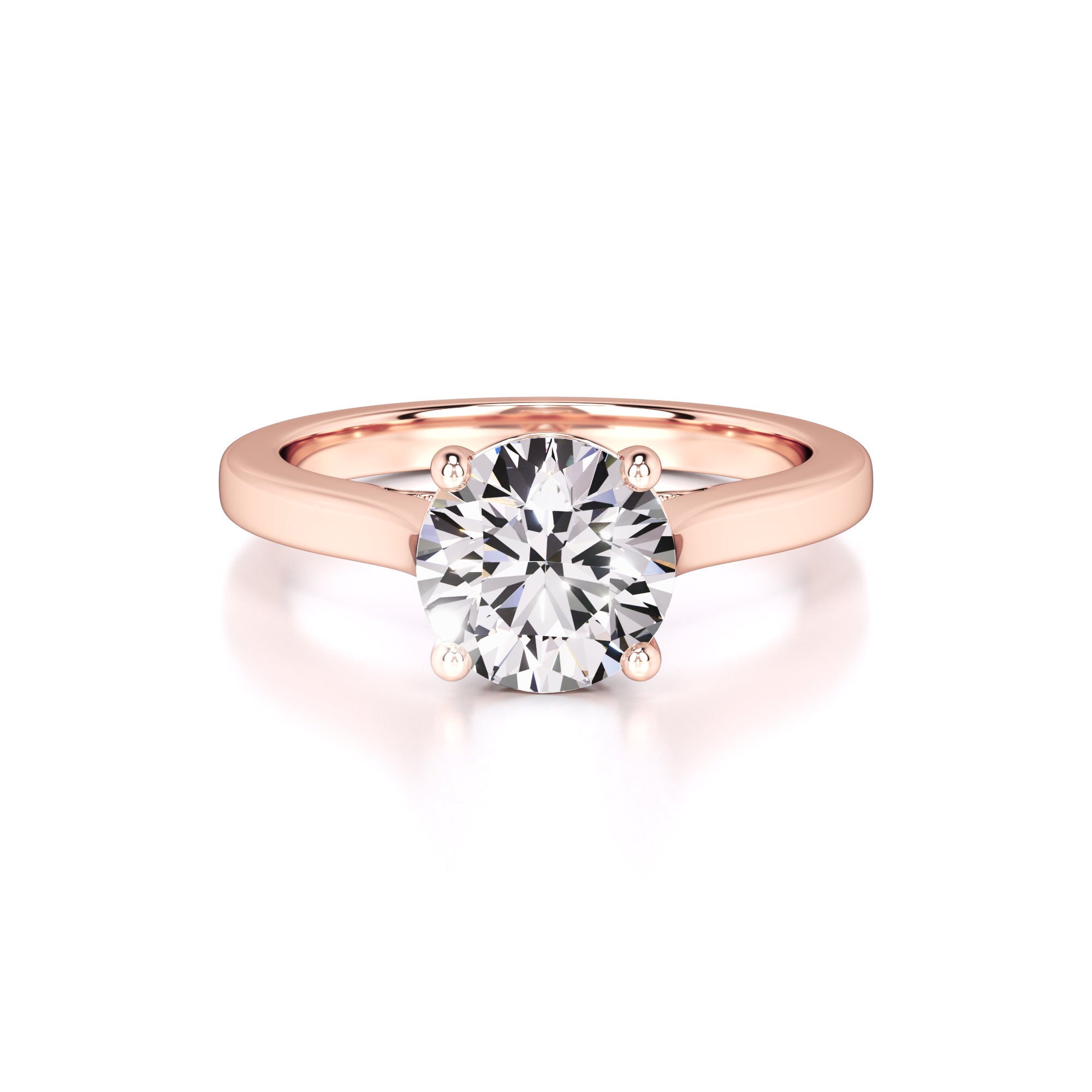 Madison Lab Grown Diamond Ring | Rose Gold | 1