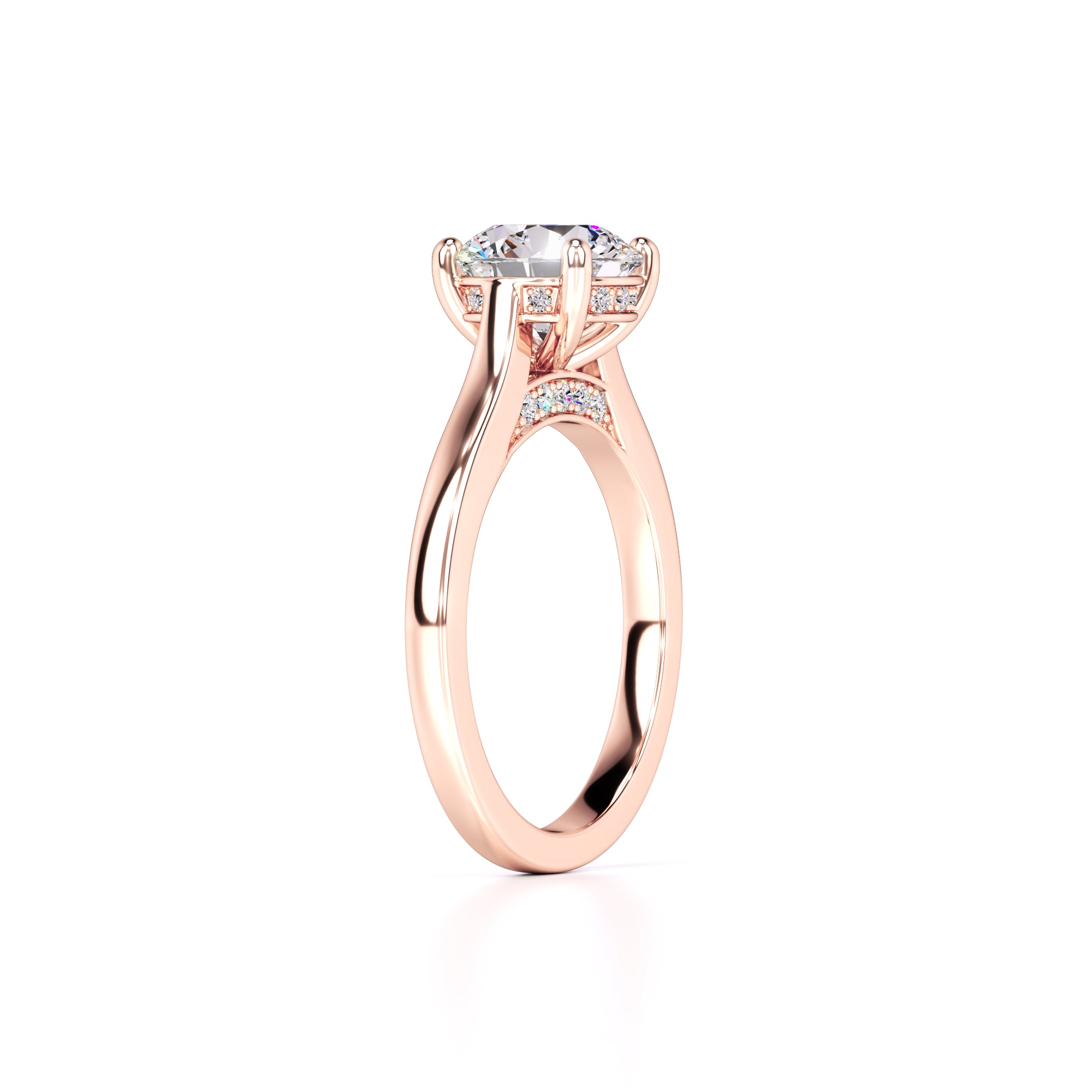 Madison Lab Grown Diamond Ring | Rose Gold | 3