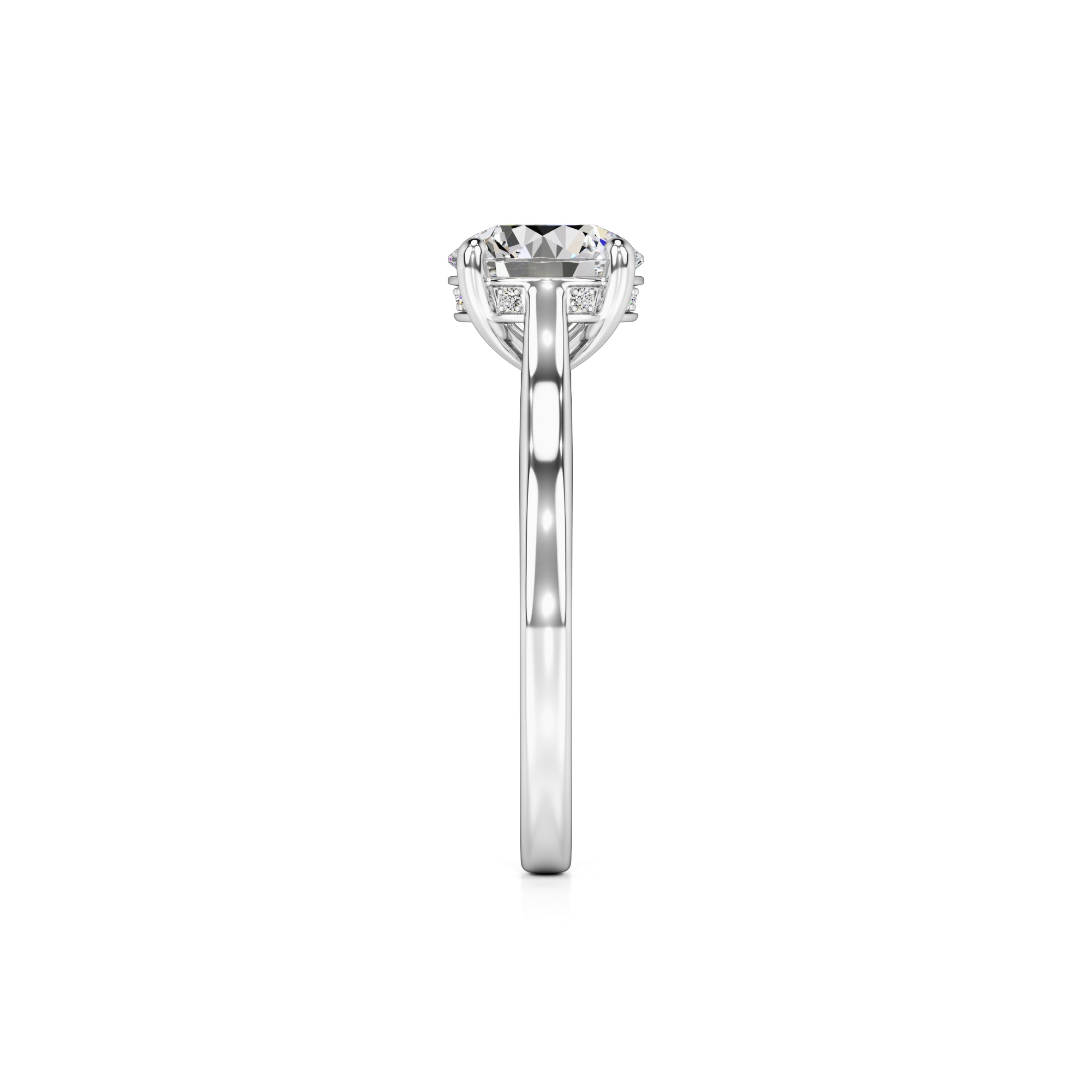 Madison Lab Grown Diamond Ring | White Gold | 4