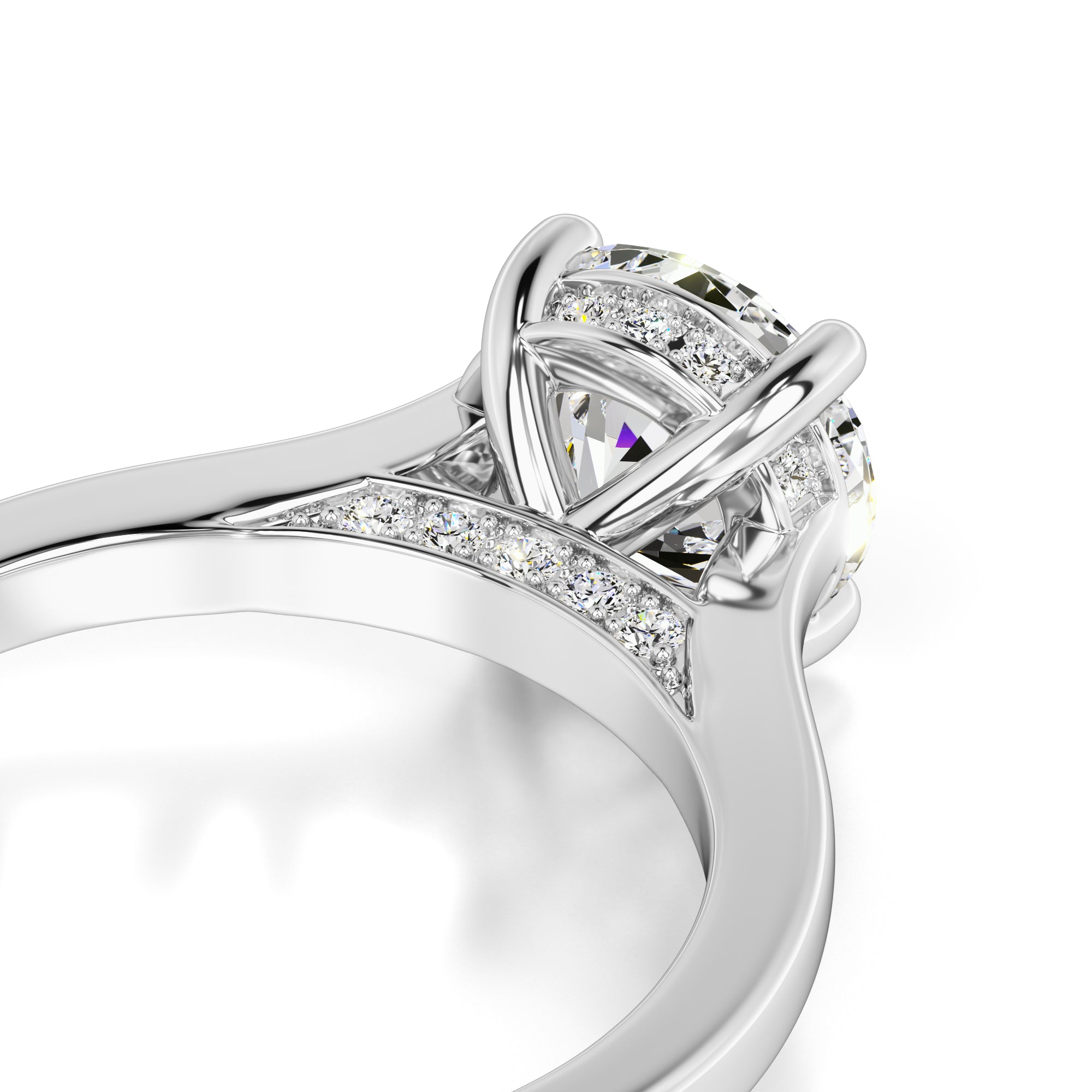 Madison Lab Grown Diamond Ring | White Gold | 2