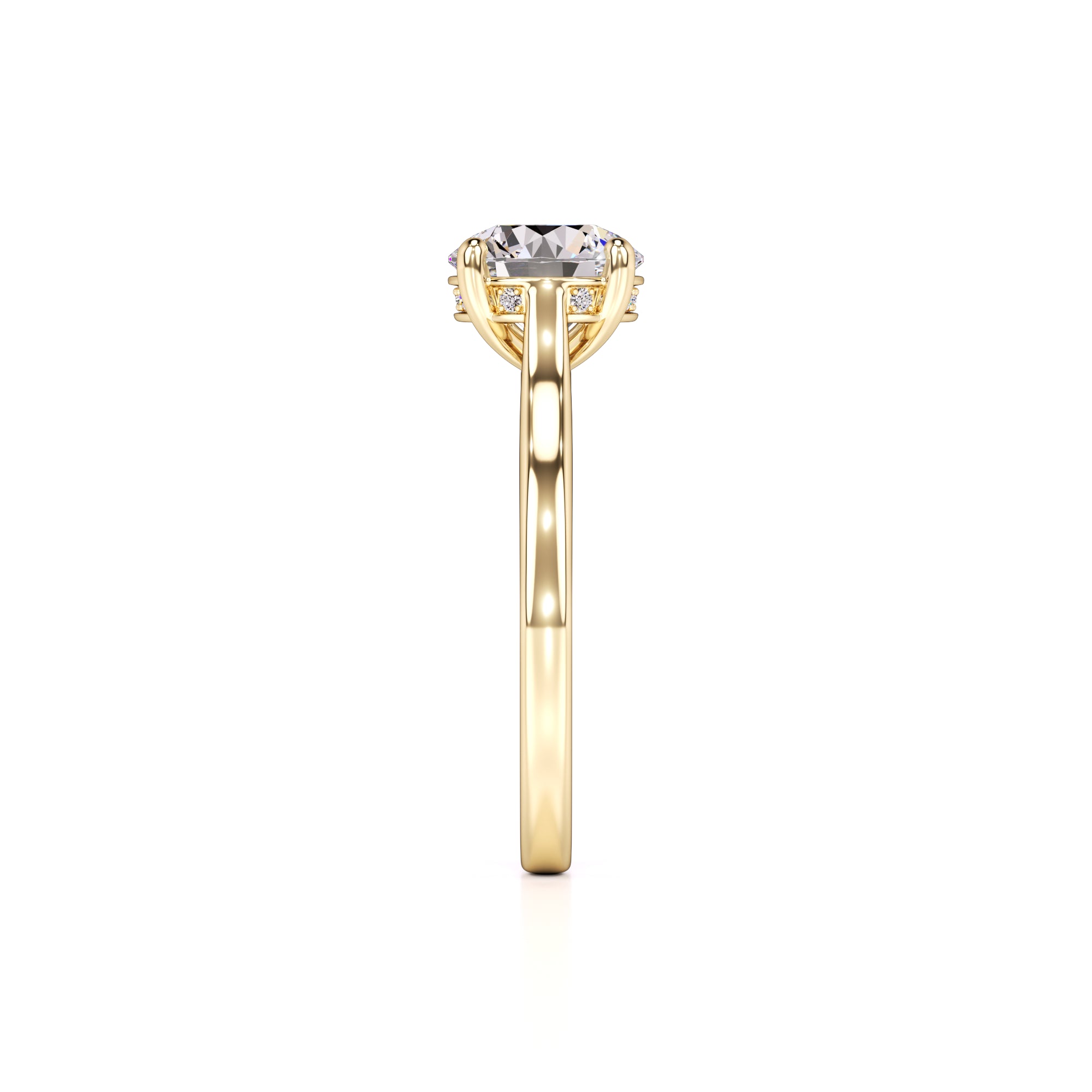 Madison Lab Grown Diamond Ring | Yellow Gold | 4