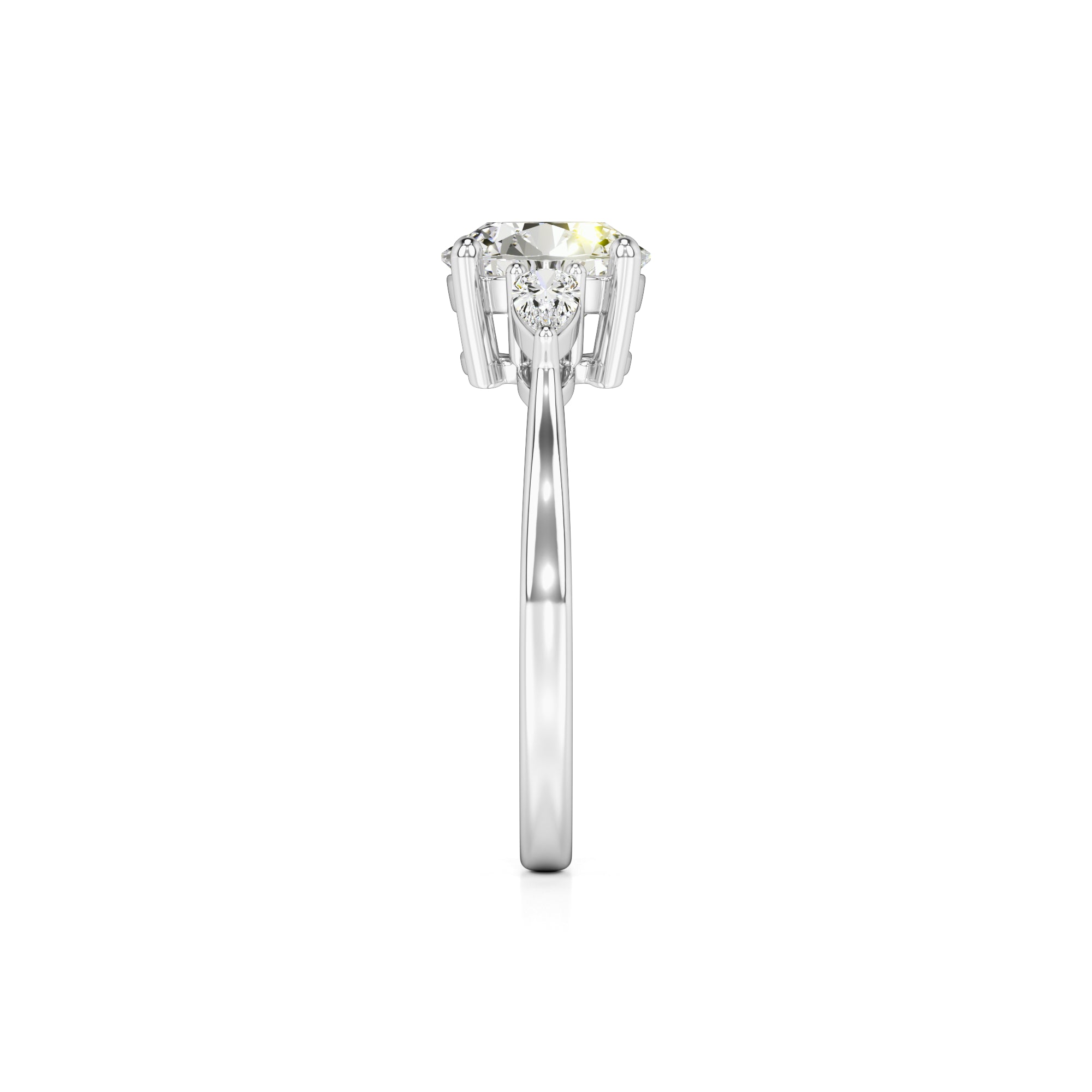 Chloe Lab Grown Diamond Ring | White Gold | 4