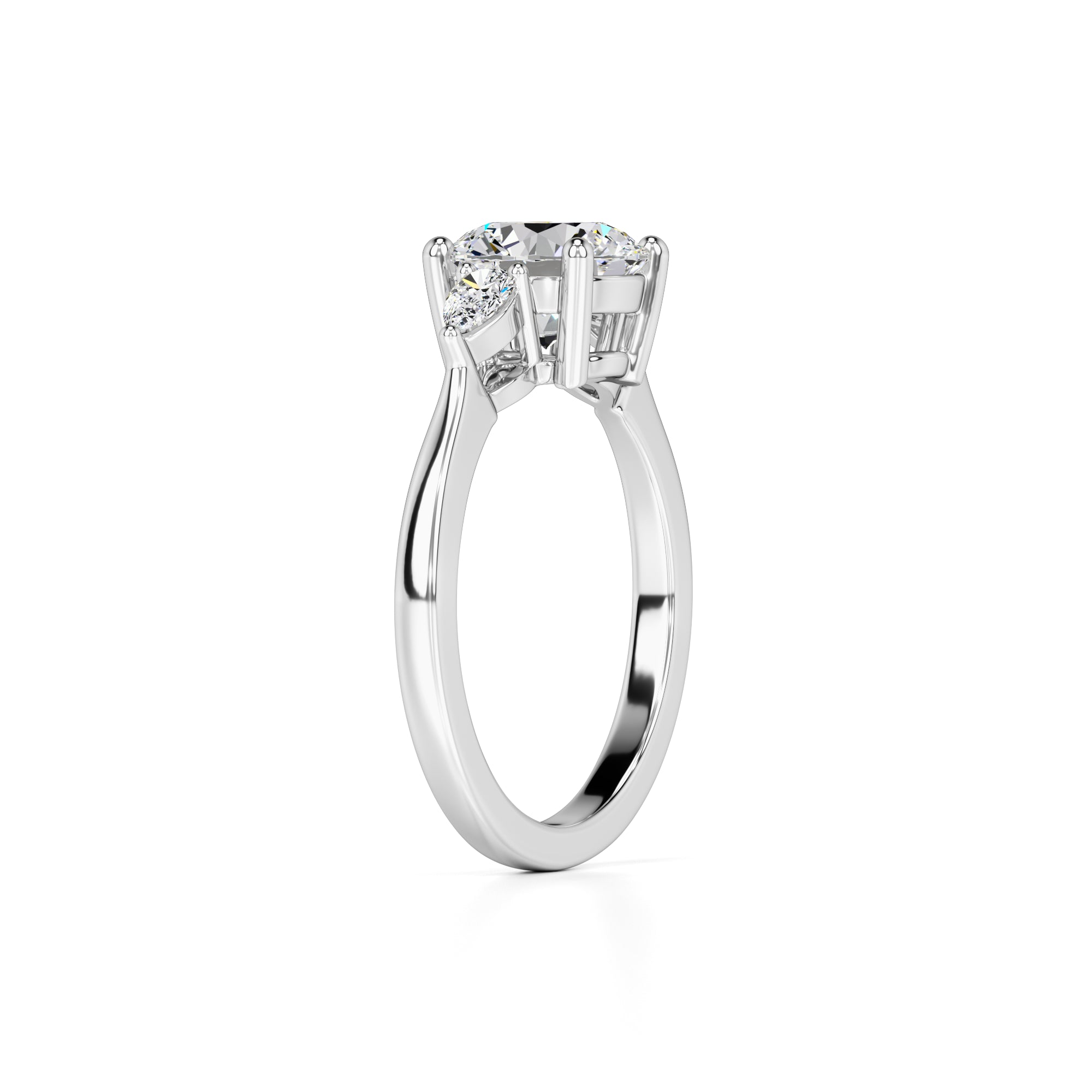 Chloe Lab Grown Diamond Ring | White Gold | 3