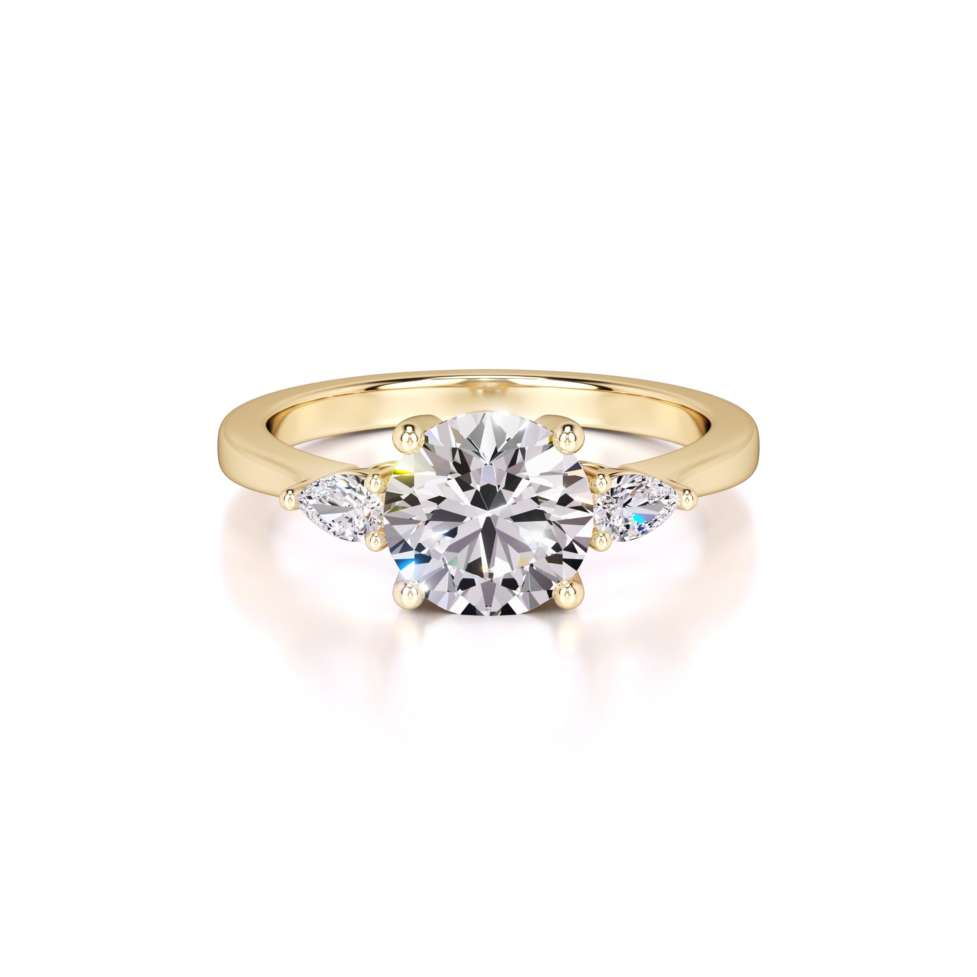 Chloe Lab Grown Diamond Ring | Yellow Gold | 1