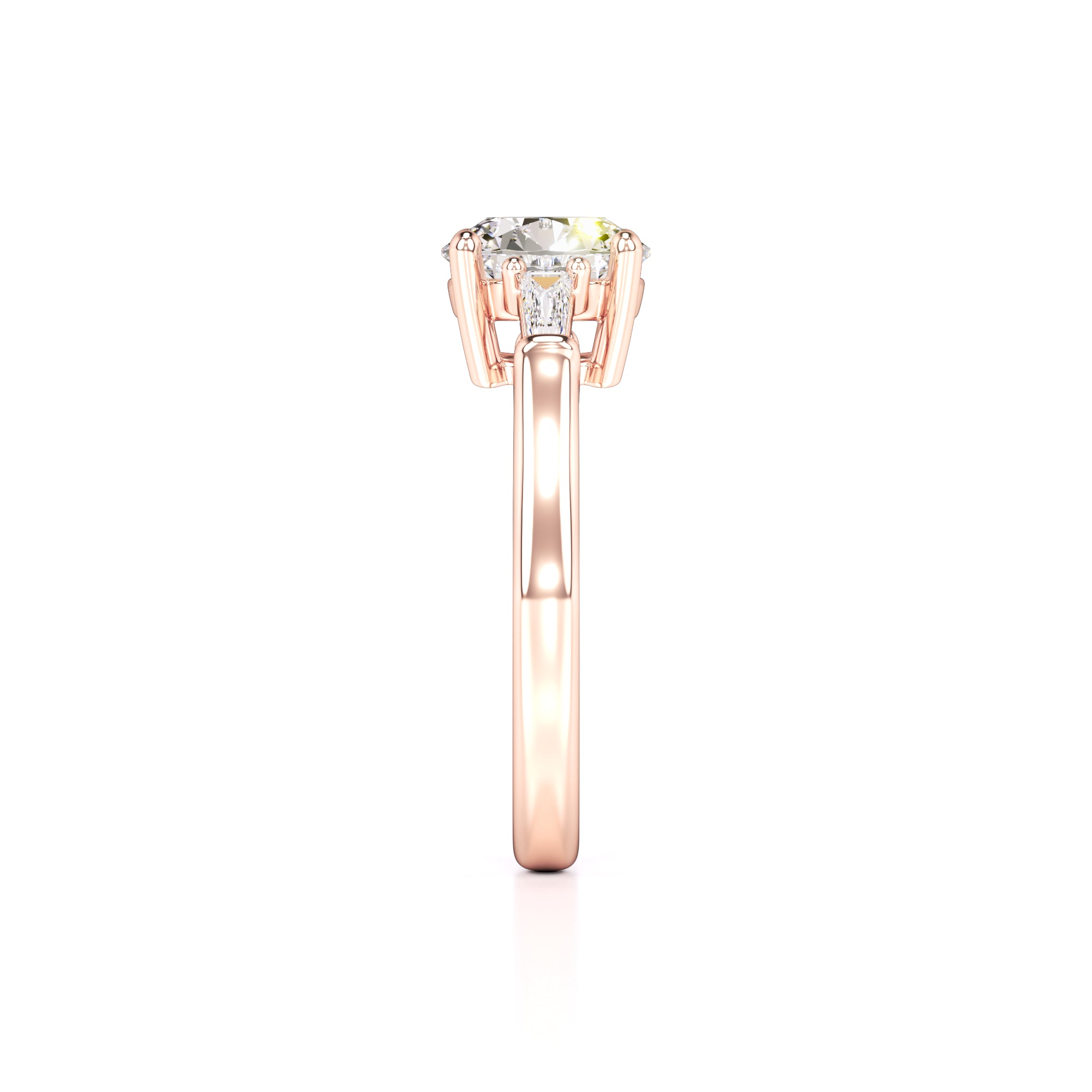 Elysia Lab Grown Diamond Ring | Rose Gold | 4