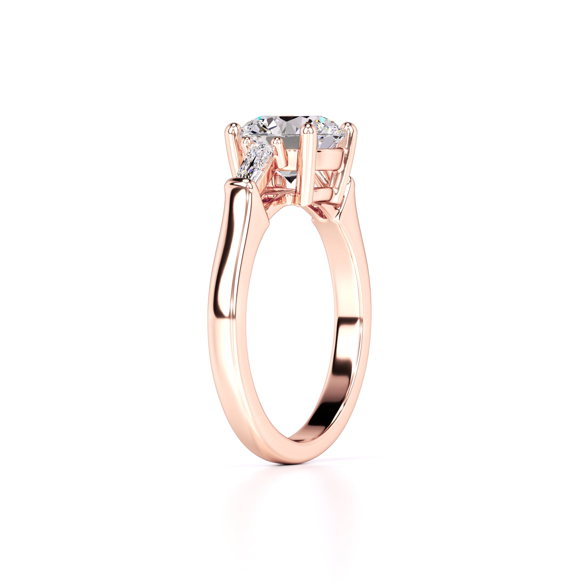 Elysia Lab Grown Diamond Ring | Rose Gold | 3