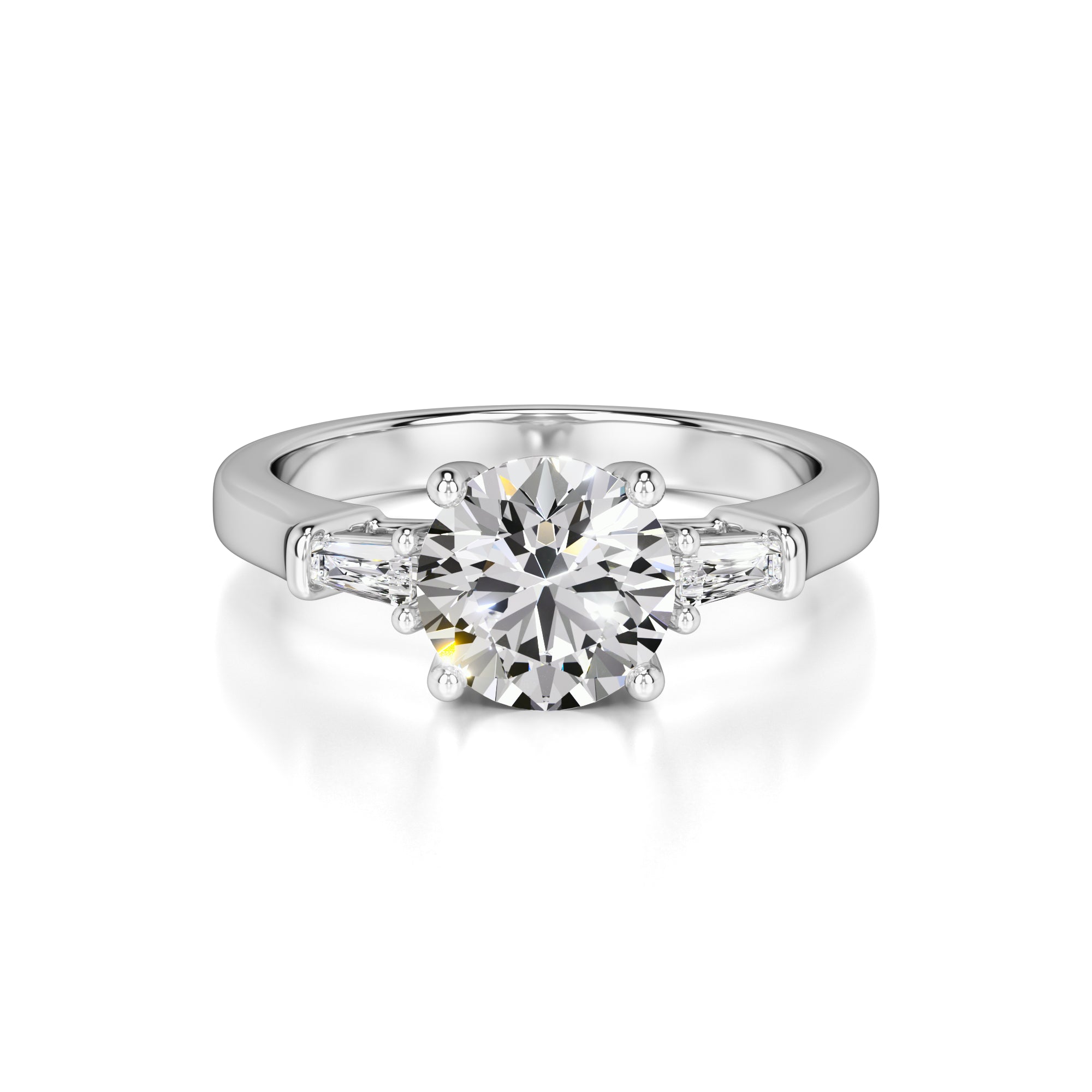 Elysia Lab Grown Diamond Ring | White Gold | 1