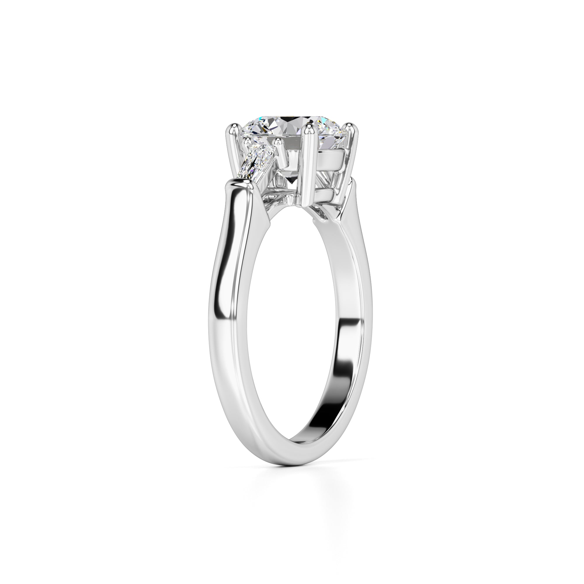Elysia Lab Grown Diamond Ring | White Gold | 3