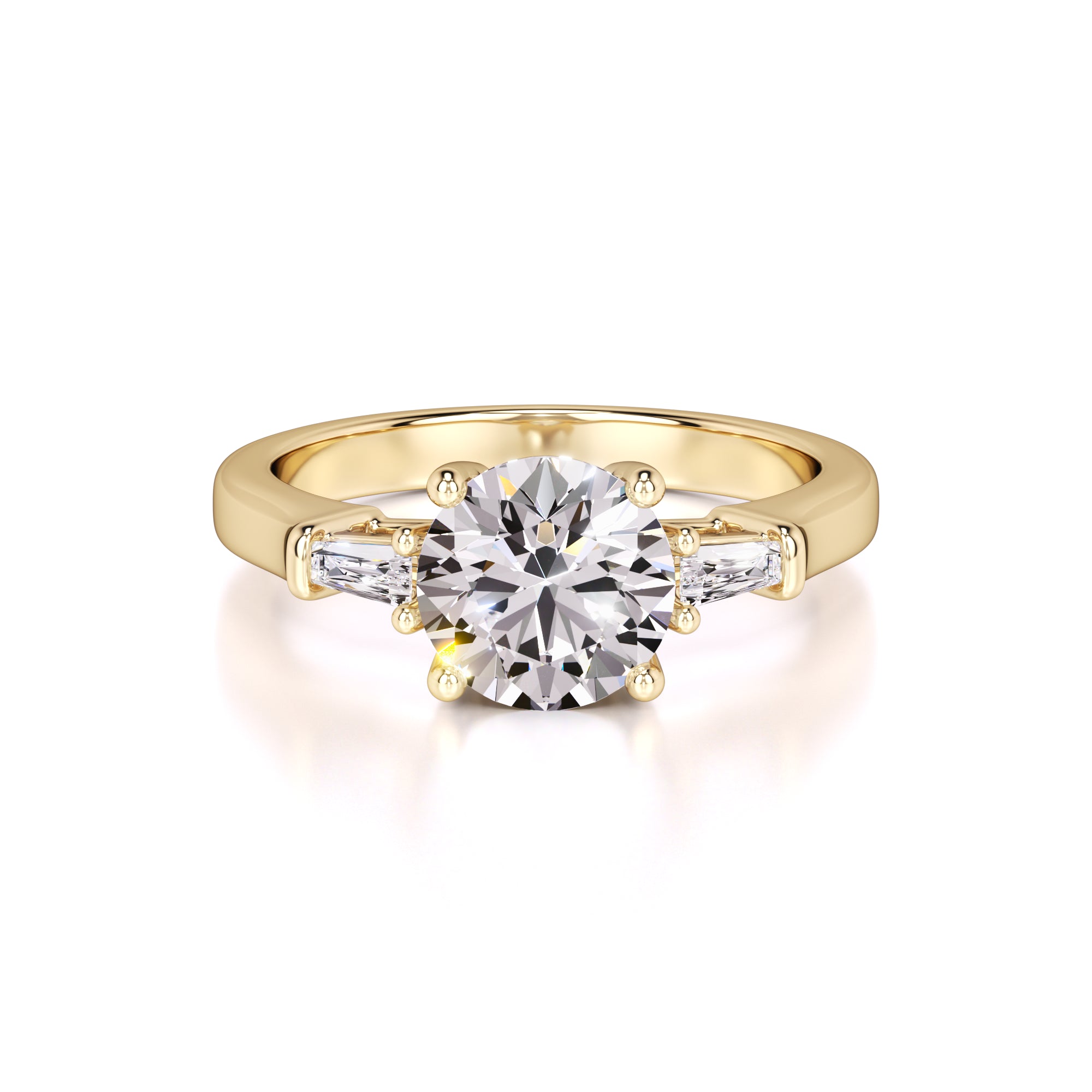Elysia Lab Grown Diamond Ring | Yellow Gold | 1