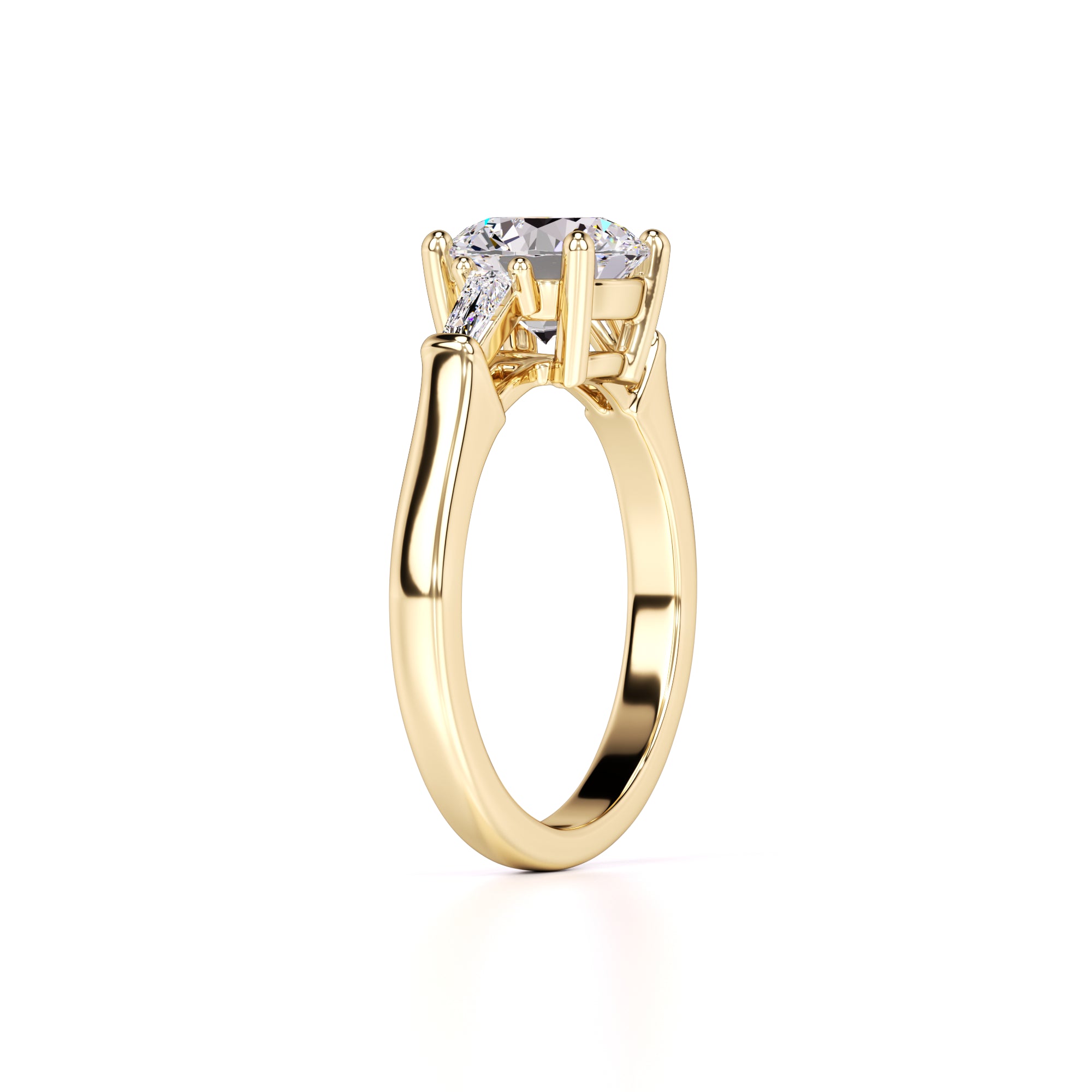 Elysia Lab Grown Diamond Ring | Yellow Gold | 3