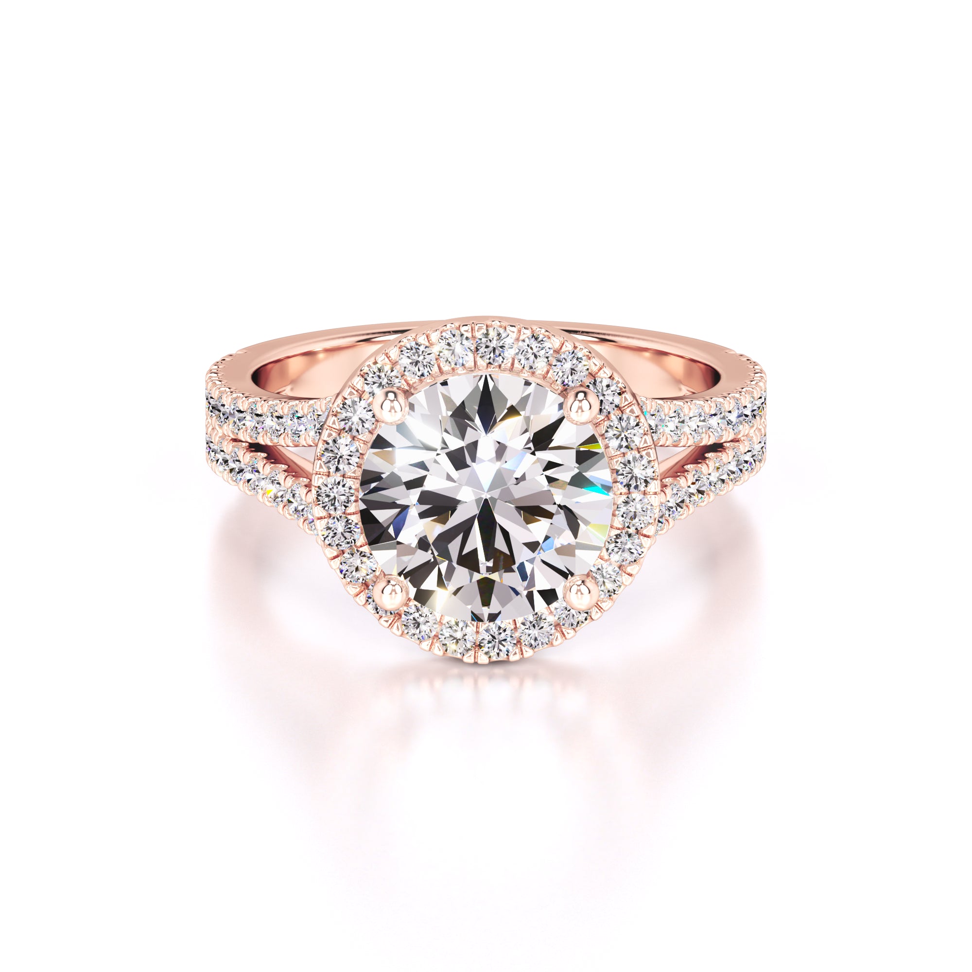 Isabella Lab Grown Diamond Ring | Rose Gold | 1