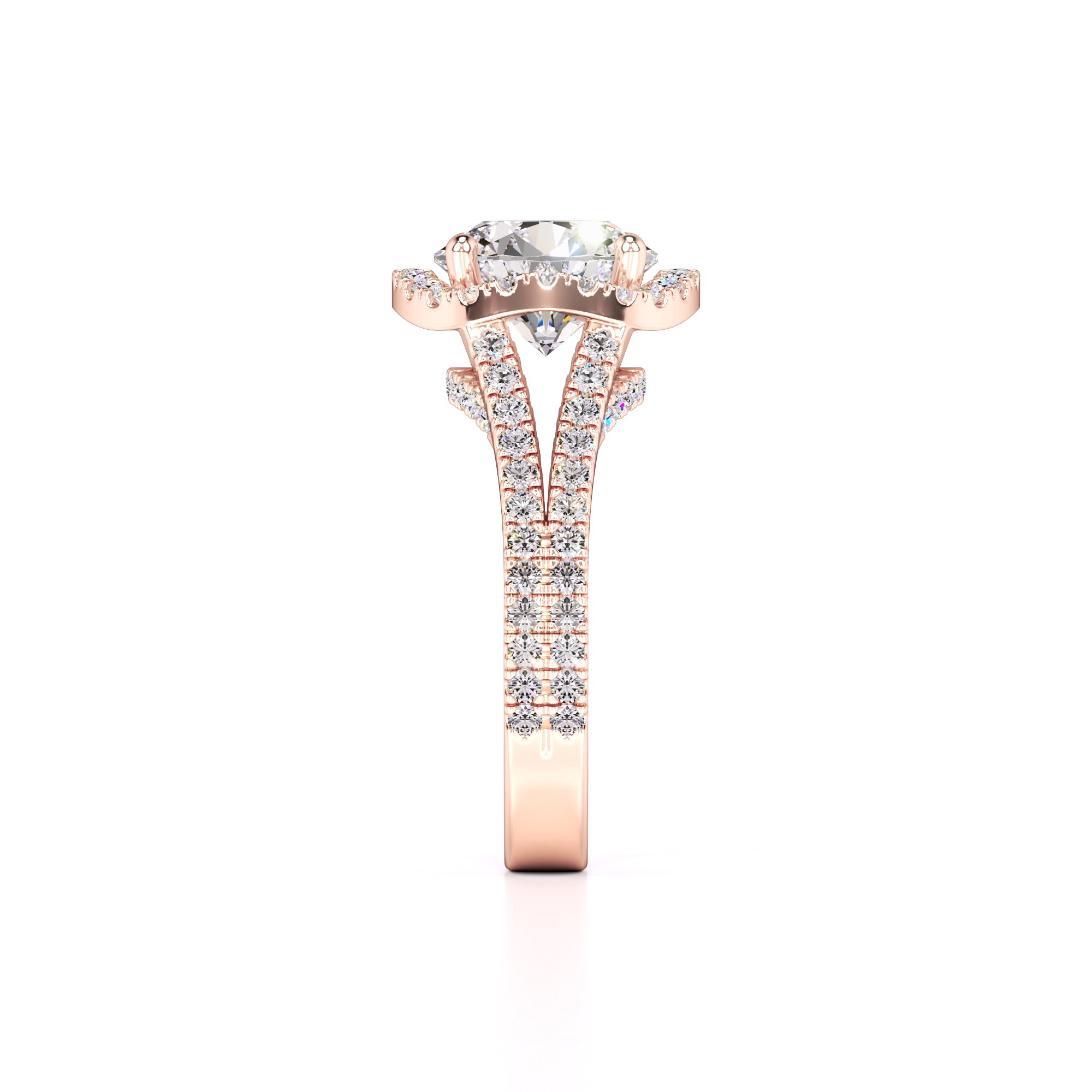 Isabella Lab Grown Diamond Ring | Rose Gold | 4