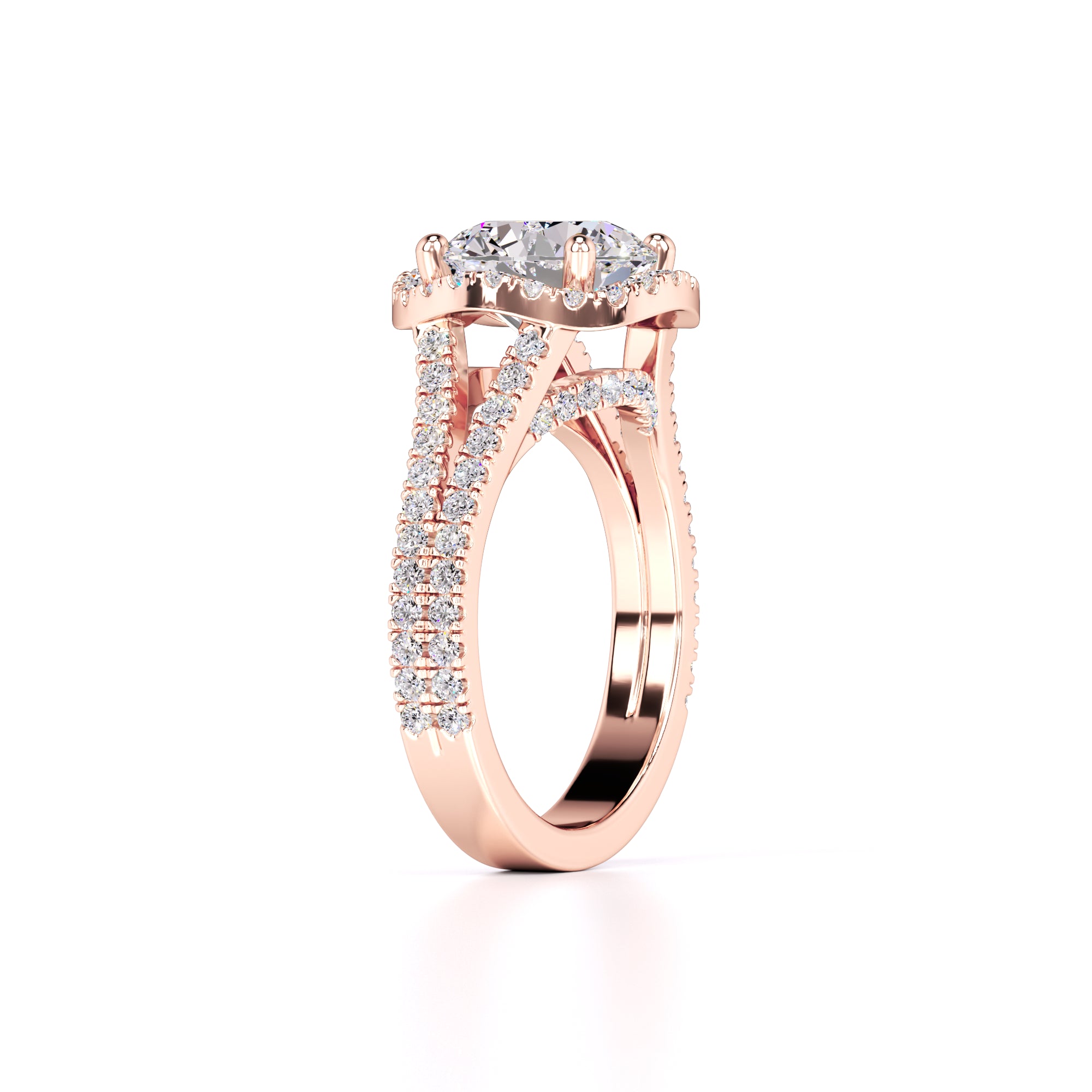Isabella Lab Grown Diamond Ring | Rose Gold | 3