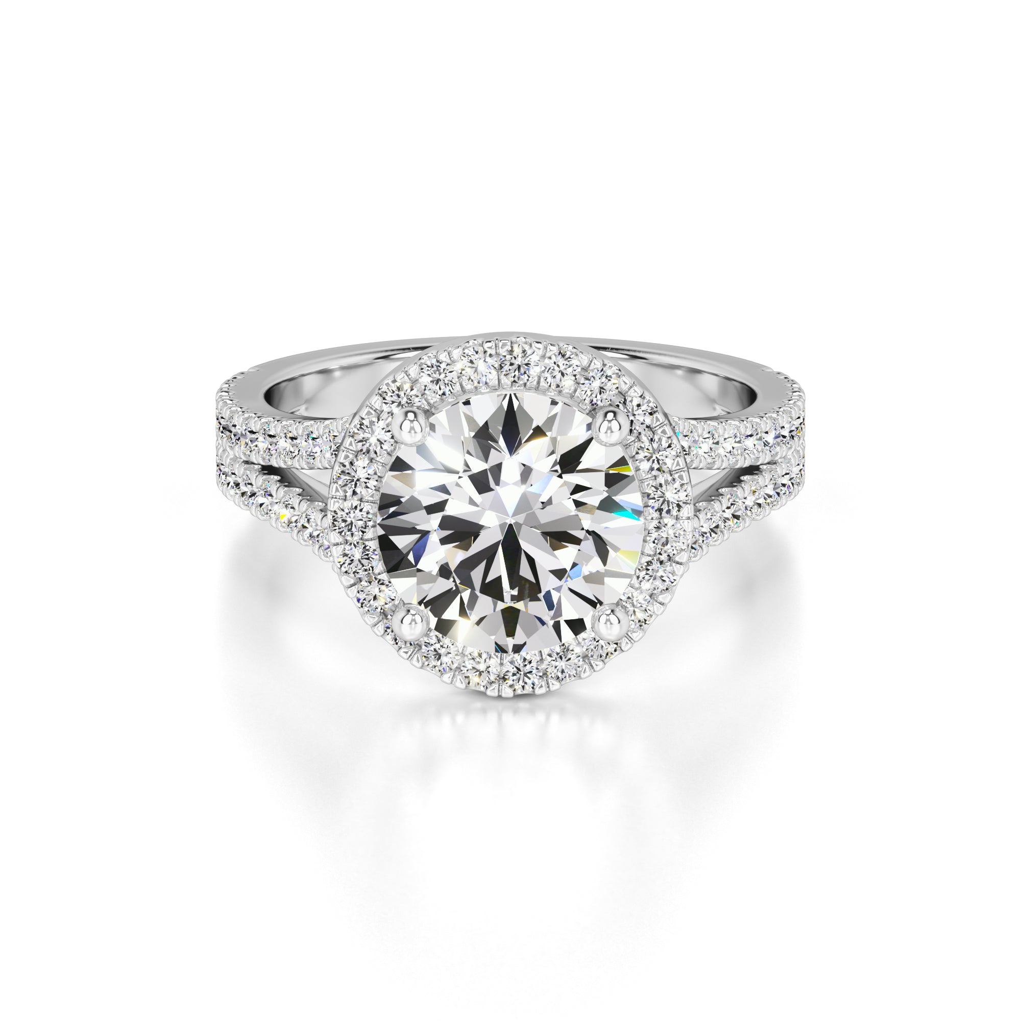 Isabella Lab Grown Diamond Ring | White Gold | 1