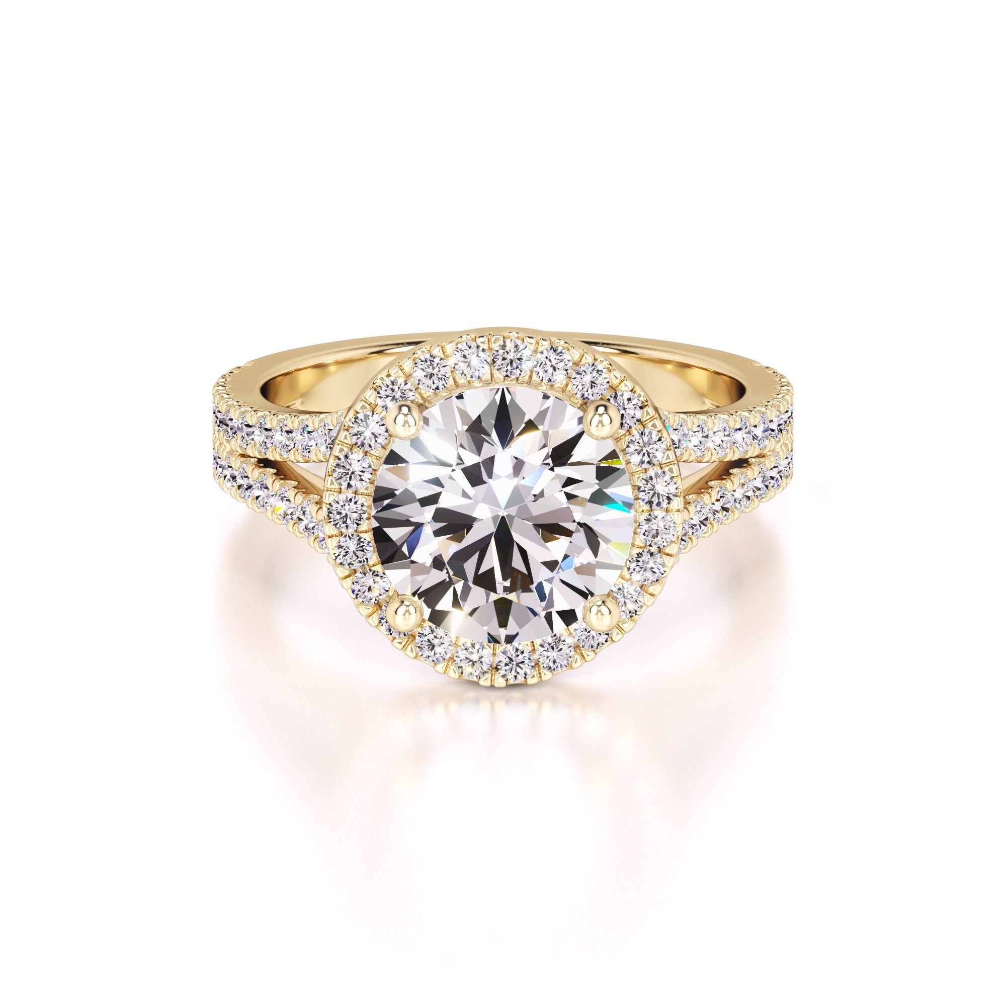Isabella Lab Grown Diamond Ring | Yellow Gold | 1